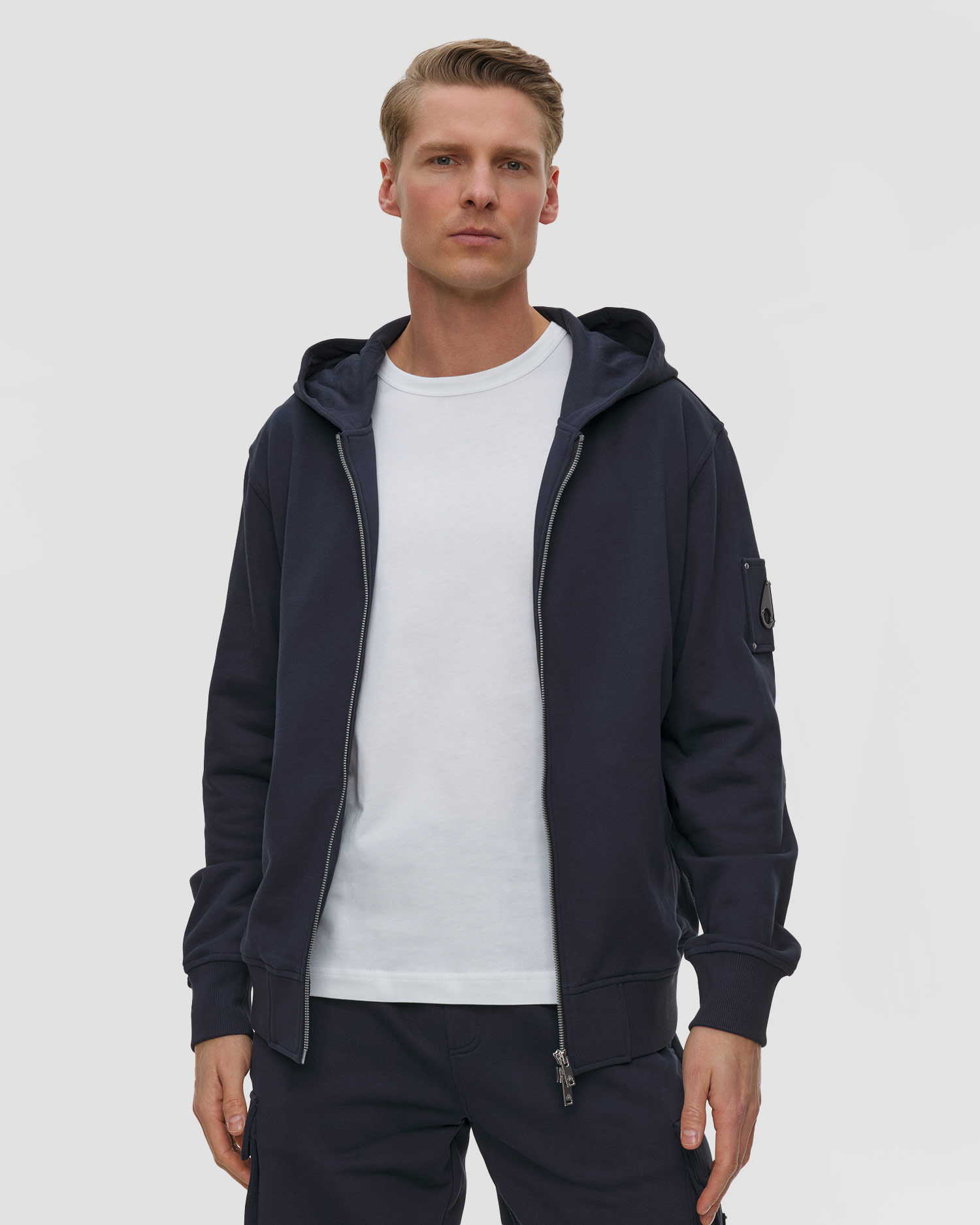Pánská mikina s kapucí Moose Knuckles Hartsfield Zip-Up