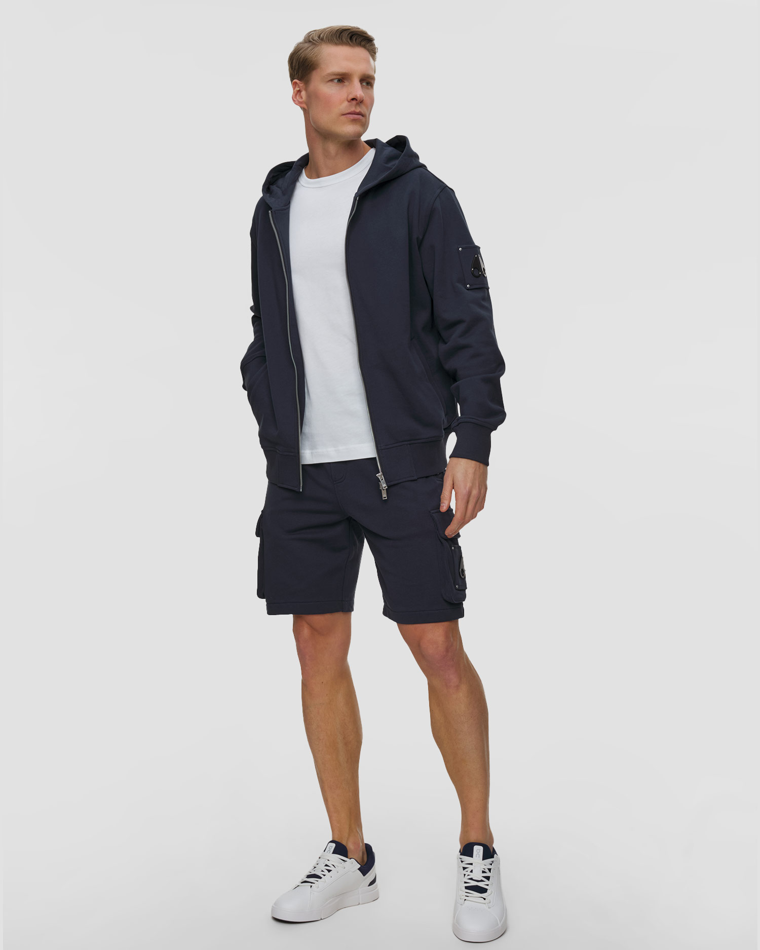 Pánská mikina s kapucí Moose Knuckles Hartsfield Zip-Up