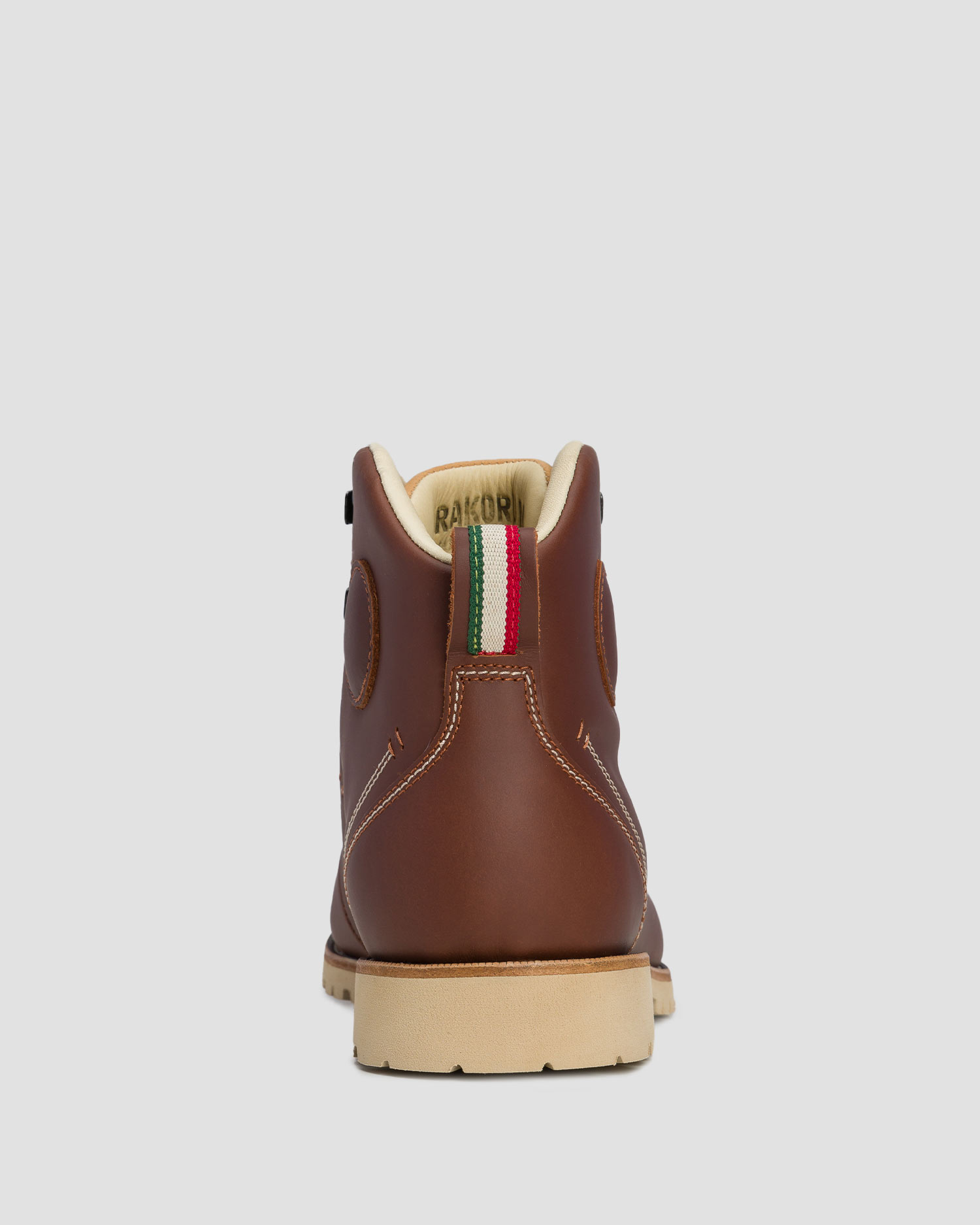 Brązowe wysokie buty skórzane męskie Dolomite 54 La Classica LH