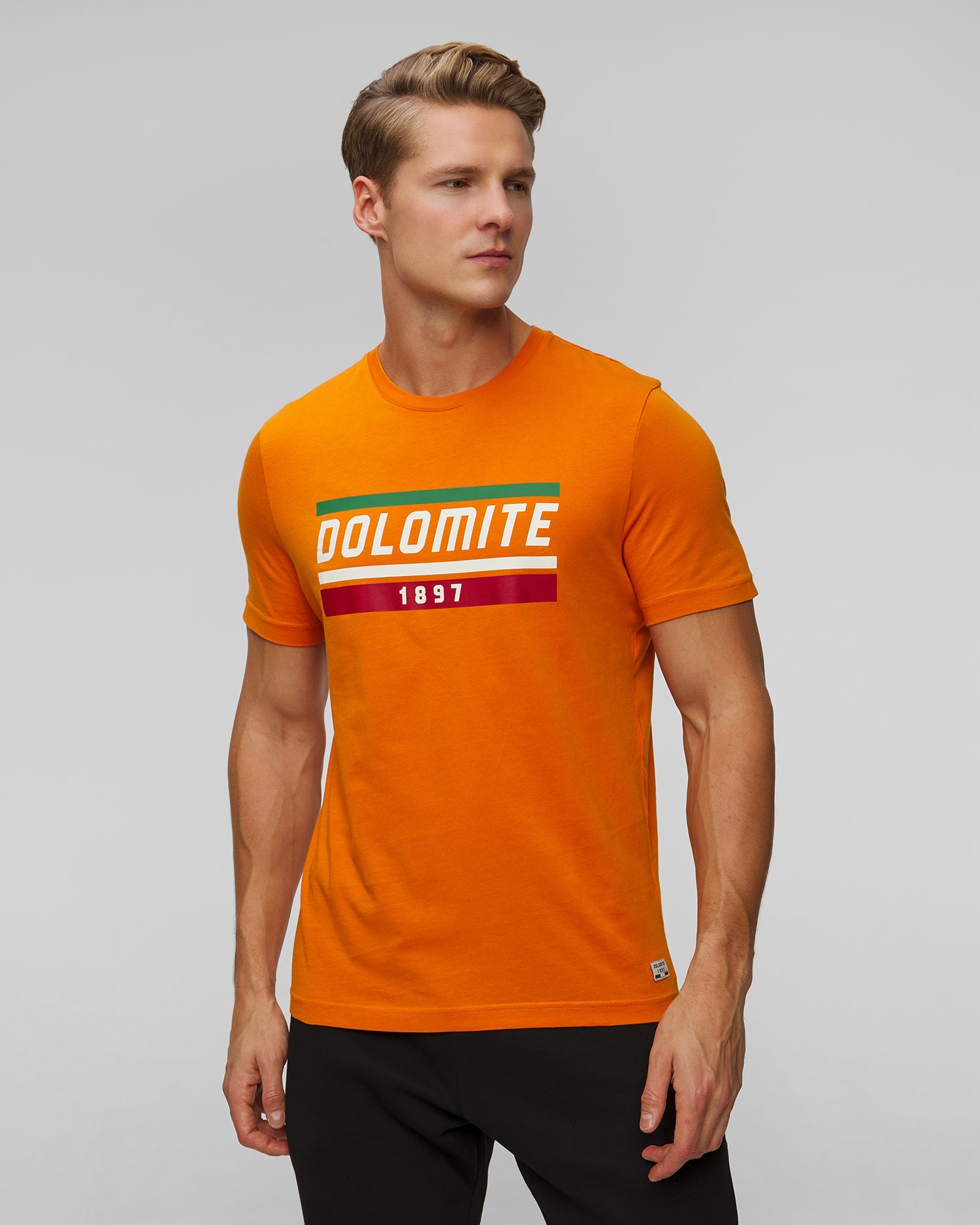 Pánske tričko Dolomite Gardena oranžové