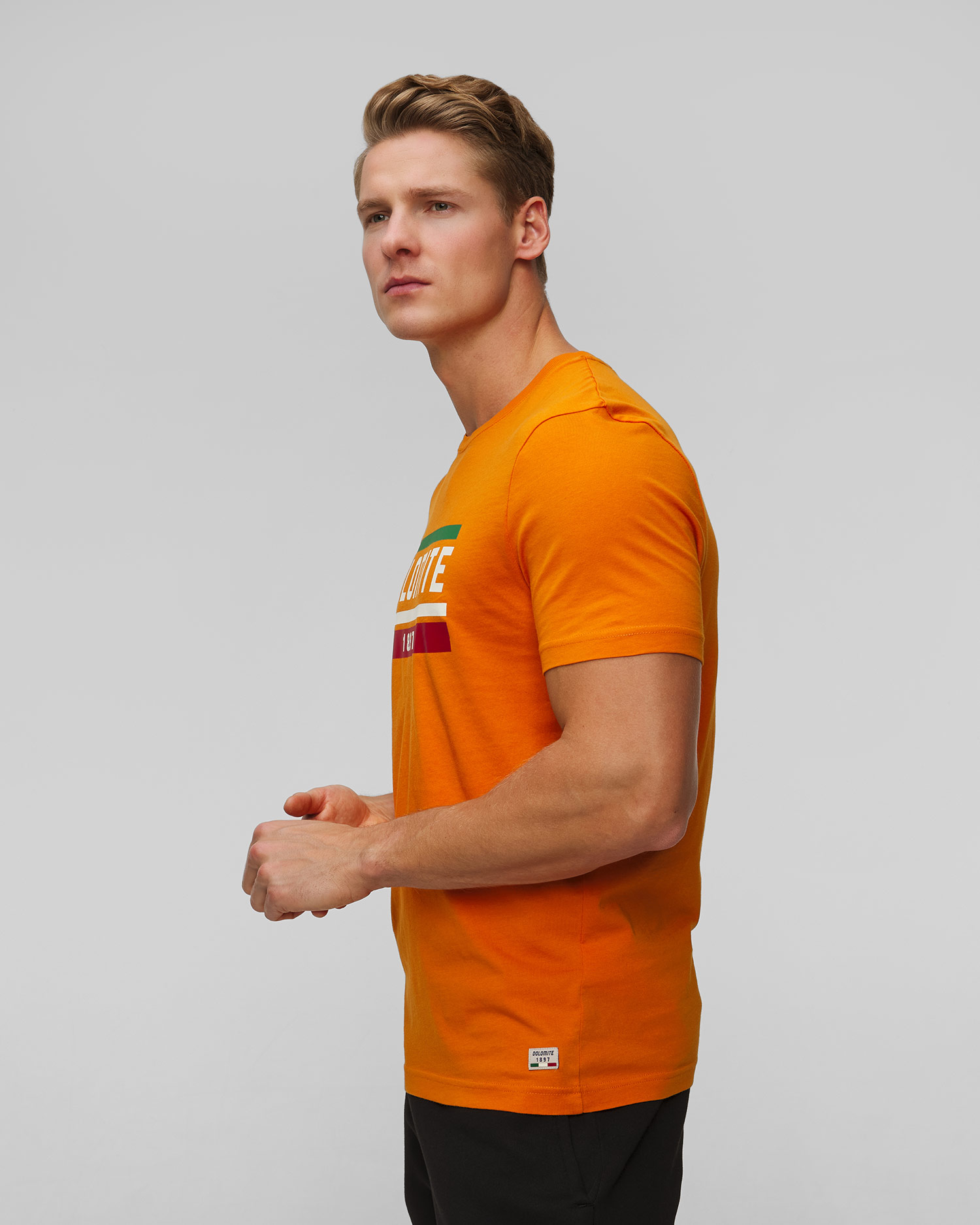 Pánske tričko Dolomite Gardena oranžové