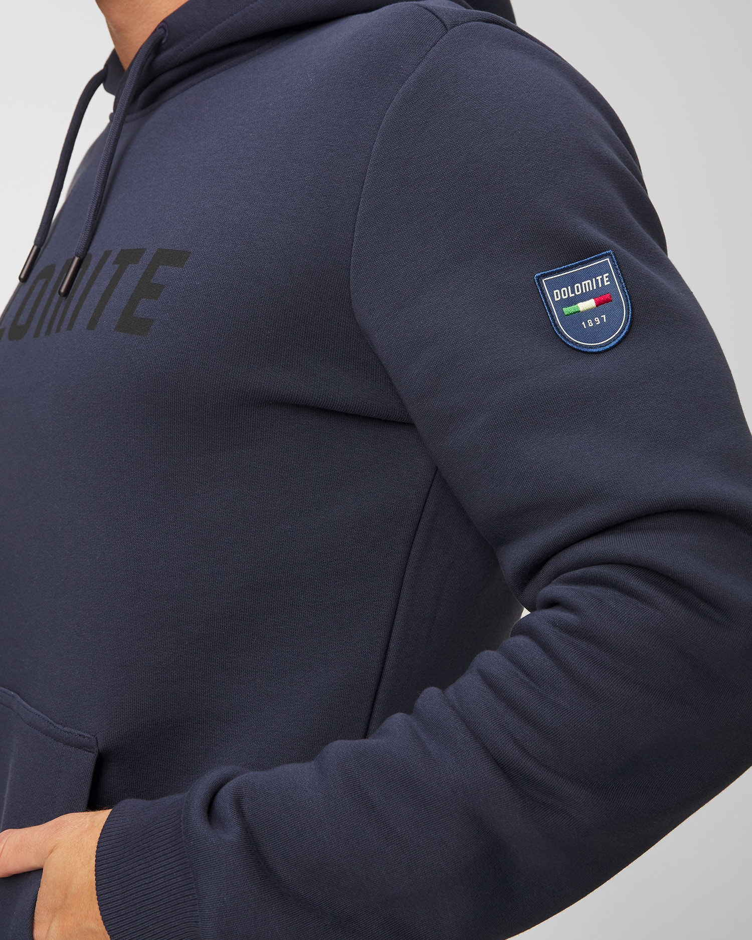 Pánska mikina Dolomite LOGO tmavomodrá