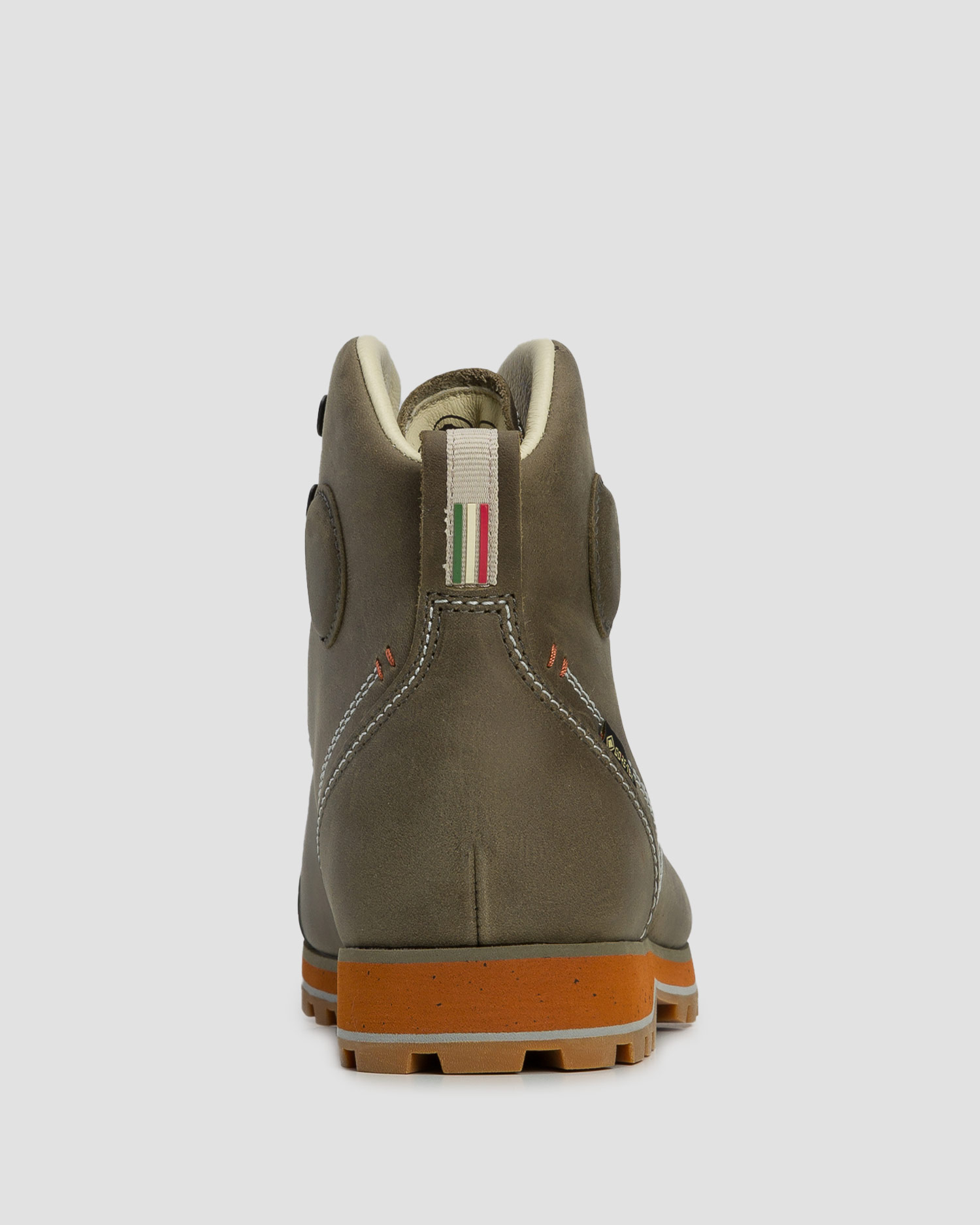Chaussures de trekking en cuir vertes et beiges Dolomite 54 High FG EVO GTX 