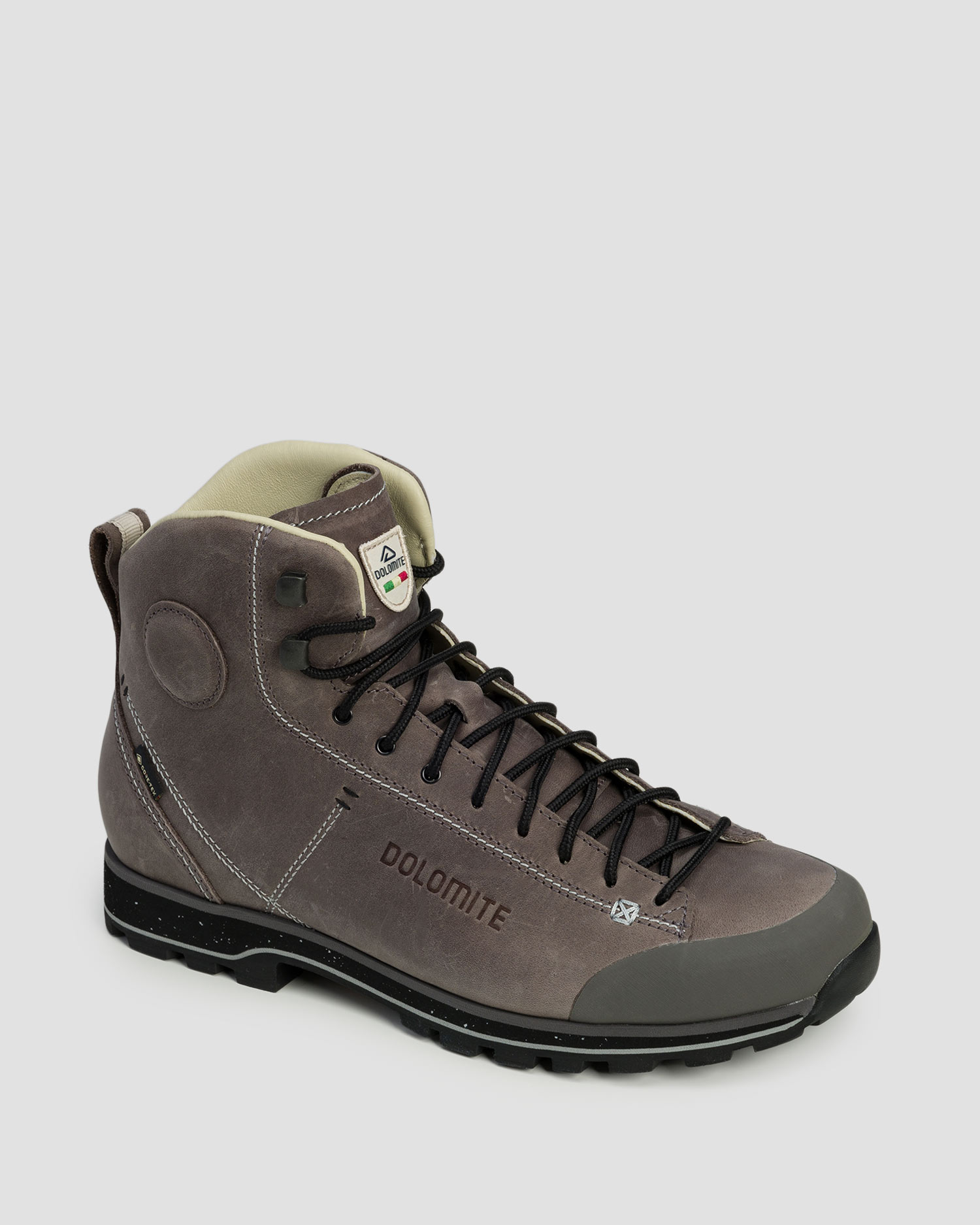 Vysoké kožené trekingové topánky Dolomite 54 High FG EVO GTX sivé