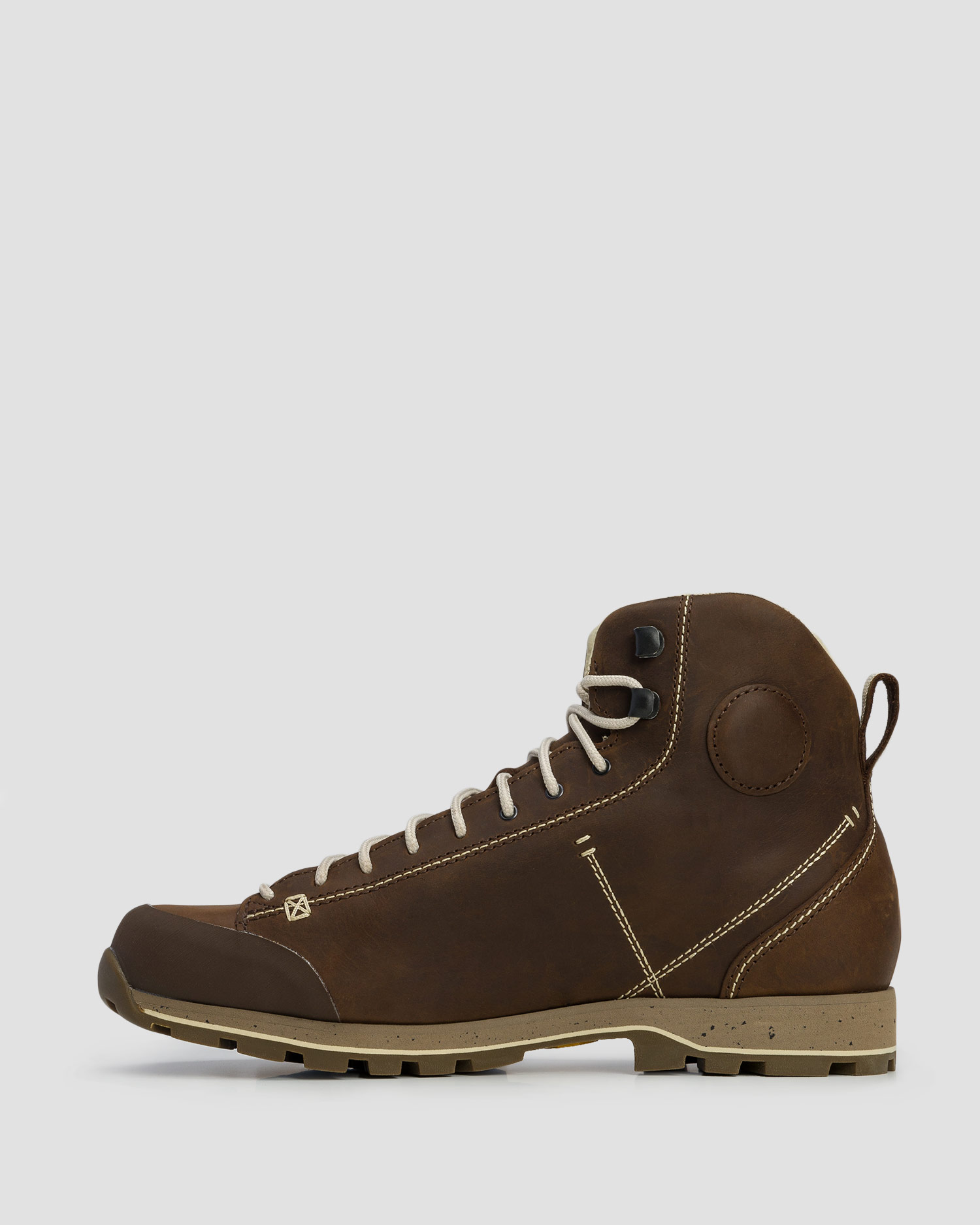 Wysokie skórzane buty trekkingowe Dolomite 54 High FG EVO GTX ciemnobrązowe