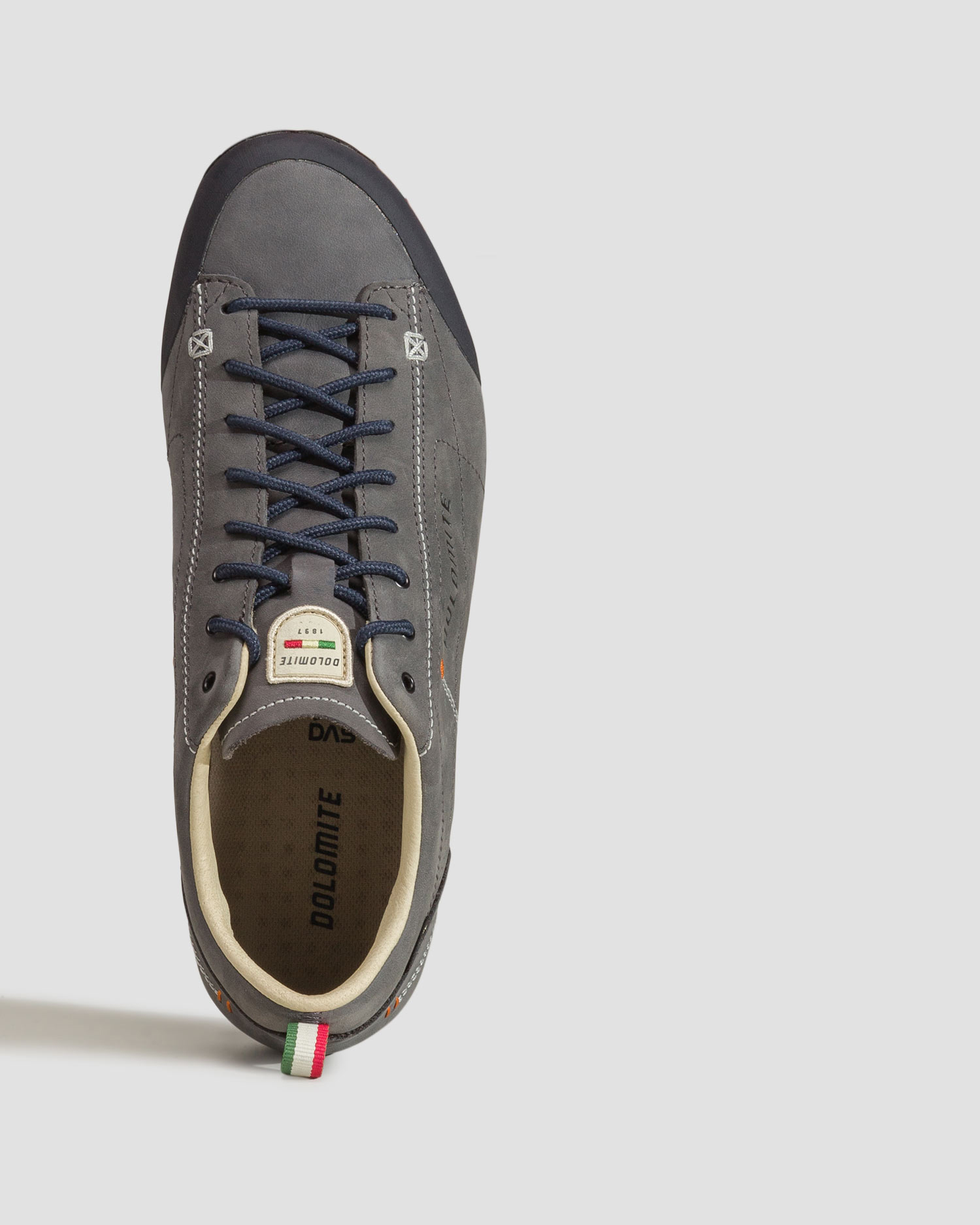 Men's low grey leather trekking boots Dolomite 54 Low Fg Evo GTX