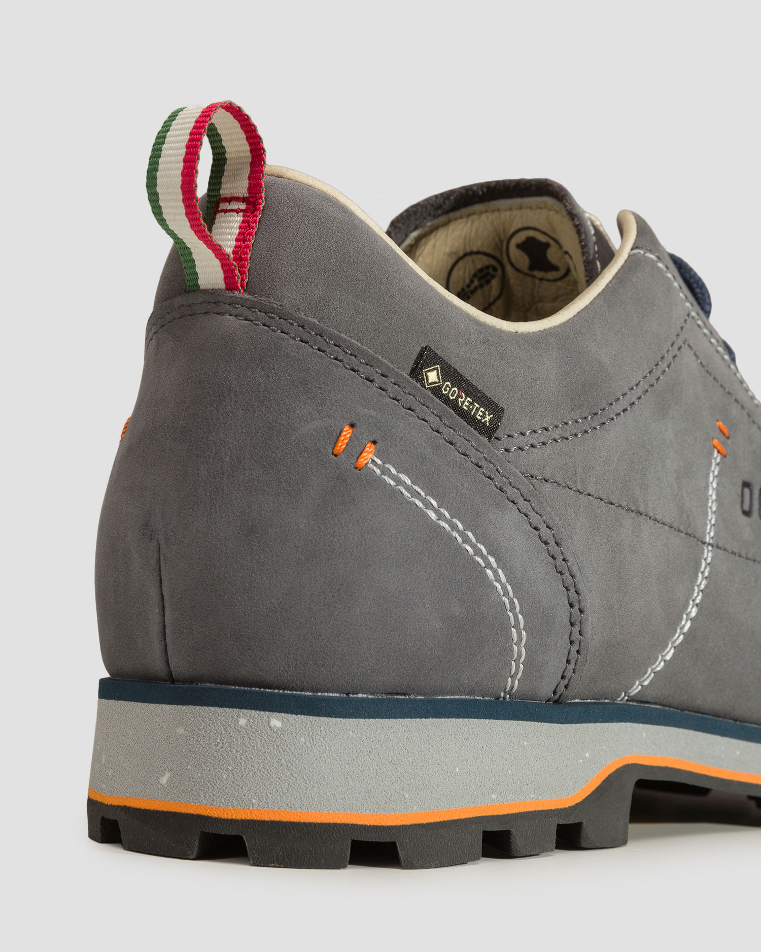 Men's low grey leather trekking boots Dolomite 54 Low Fg Evo GTX