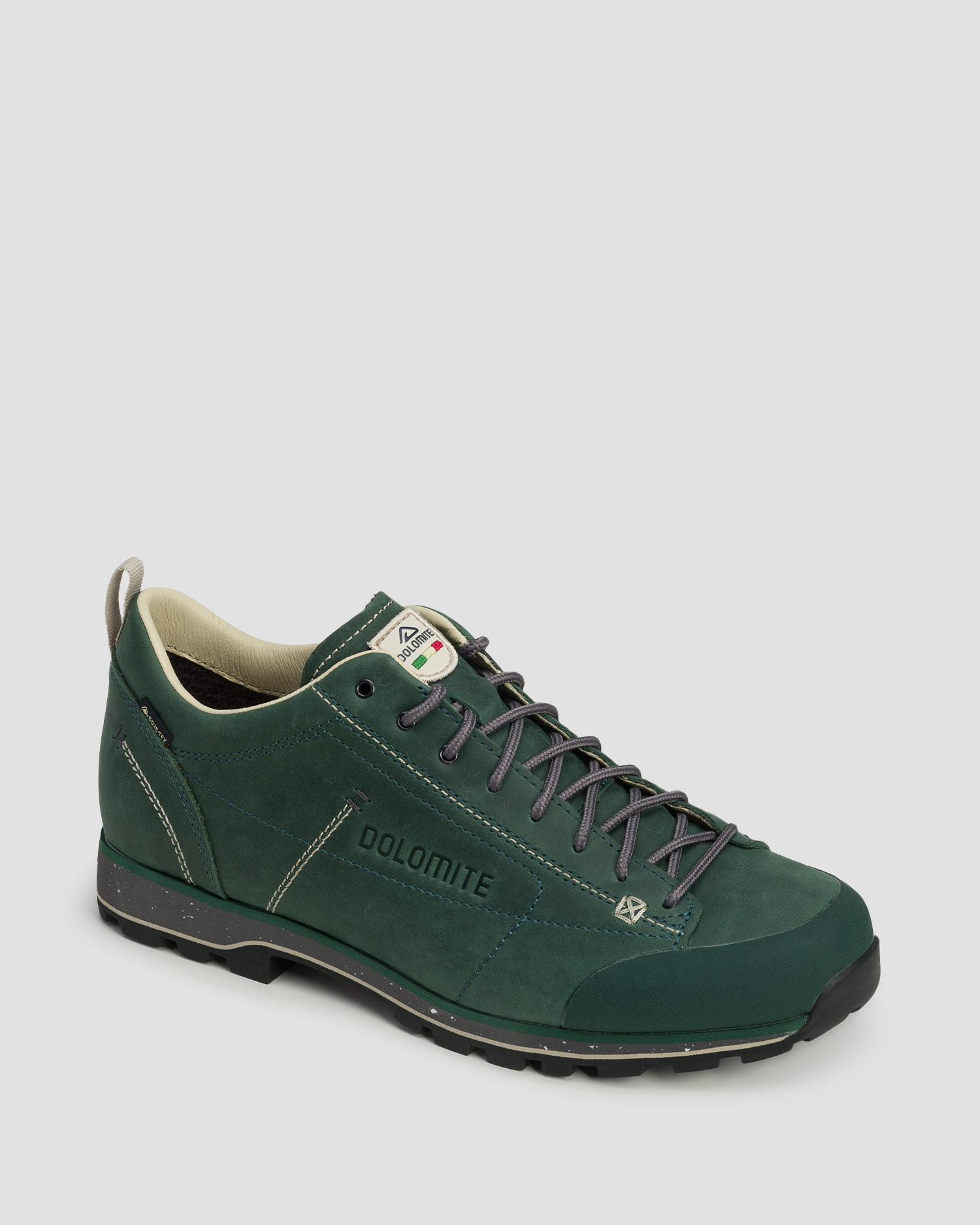 Nízke kožené trekingové topánky Dolomite 54 Low FG EVO GTX tmavozelené
