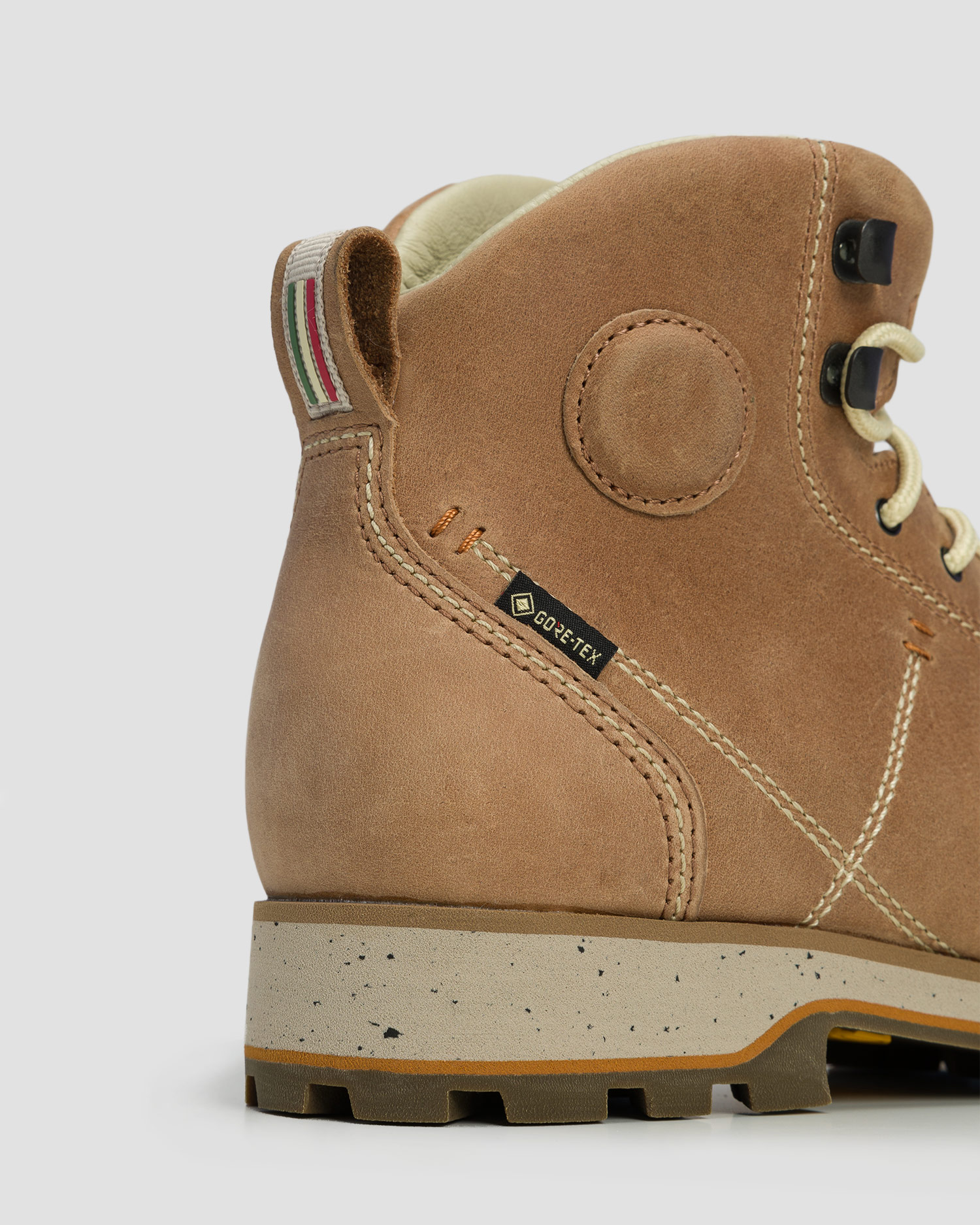 Wysokie skórzane buty trekkingowe damskie Dolomite 54 High FG EVO GTX beżowe