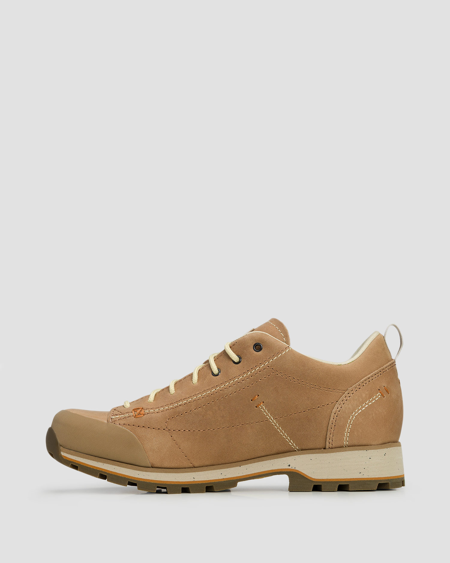 Niskie skórzane damskie buty trekkingowe Dolomite 54 Low FG Evo GTX beżowe