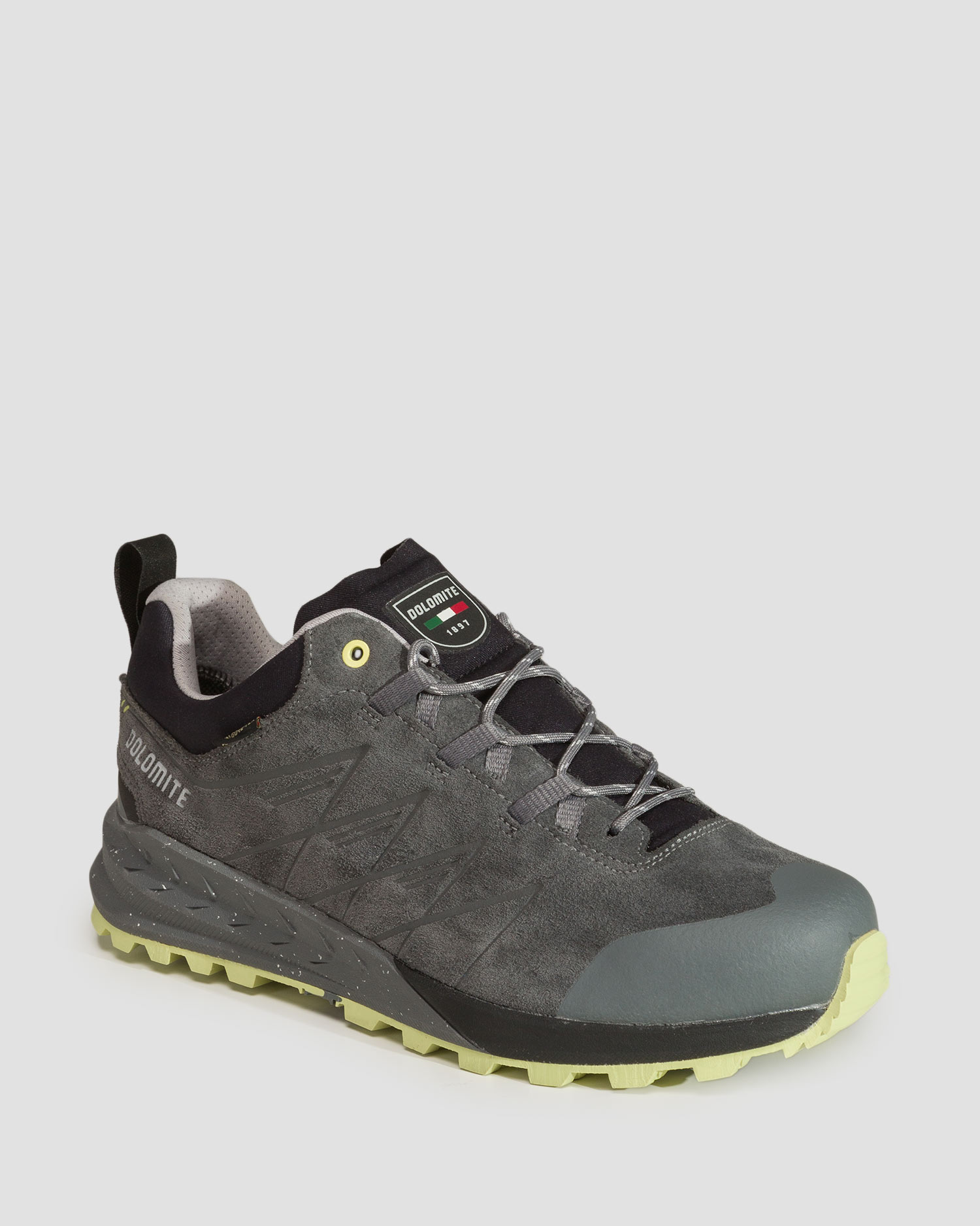 Women's grey low trekking boots Dolomite Crodanera GTX