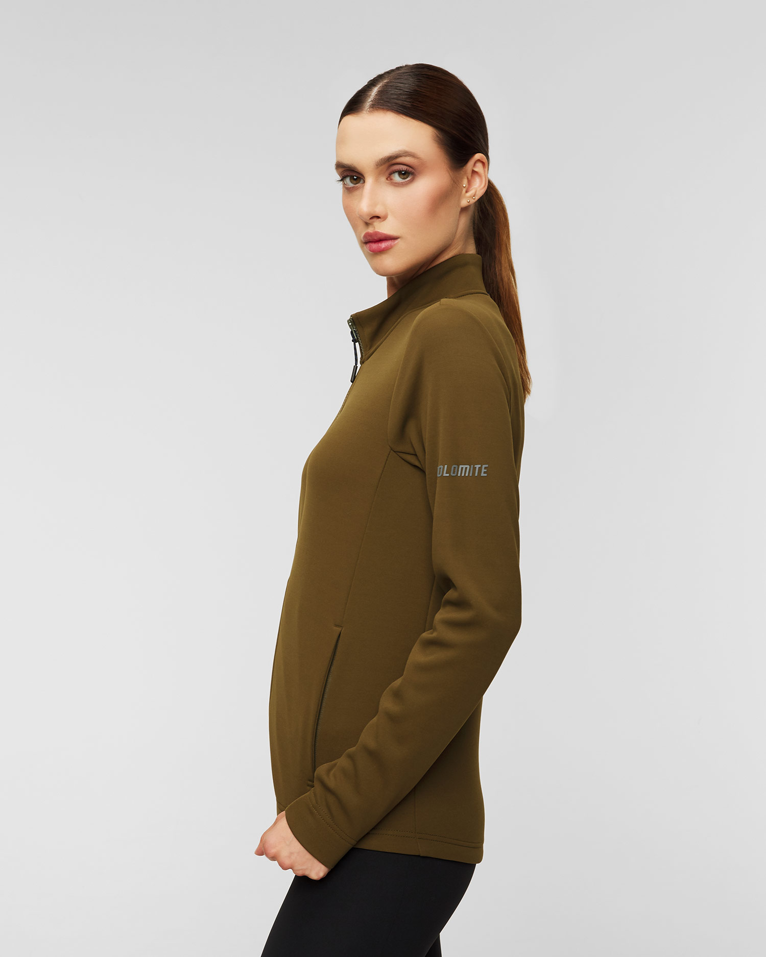 Women's sweatshirt Dolomite Latemar Zip Fleece