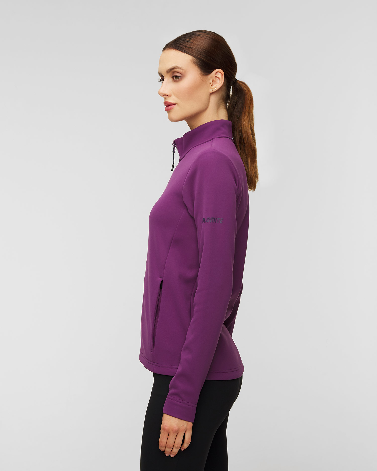 Women's sweatshirt Dolomite Latemar Zip Fleece