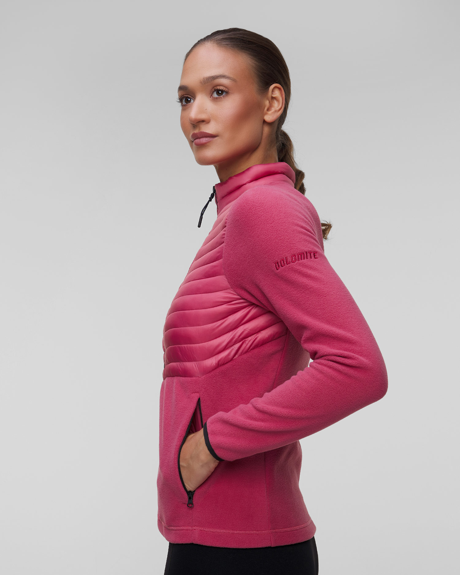 Women’s pink jacket Dolomite Cristallo Hyb