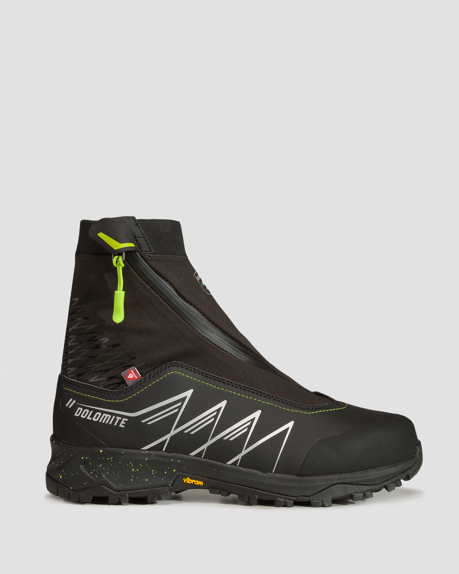 Men’s black high trekking boots for winter Dolomite Tamaskan