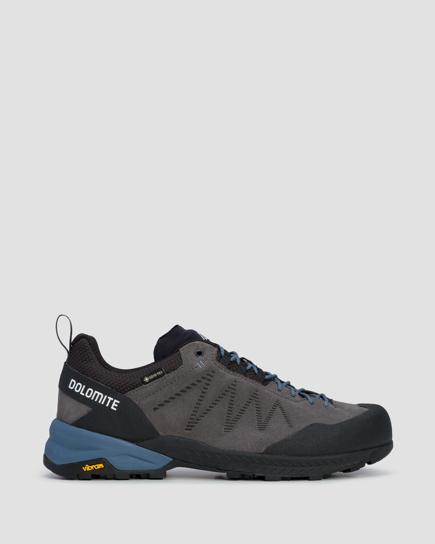 Szare niskie buty podejściowe męskie Dolomite Crodarossa Leather GTX
