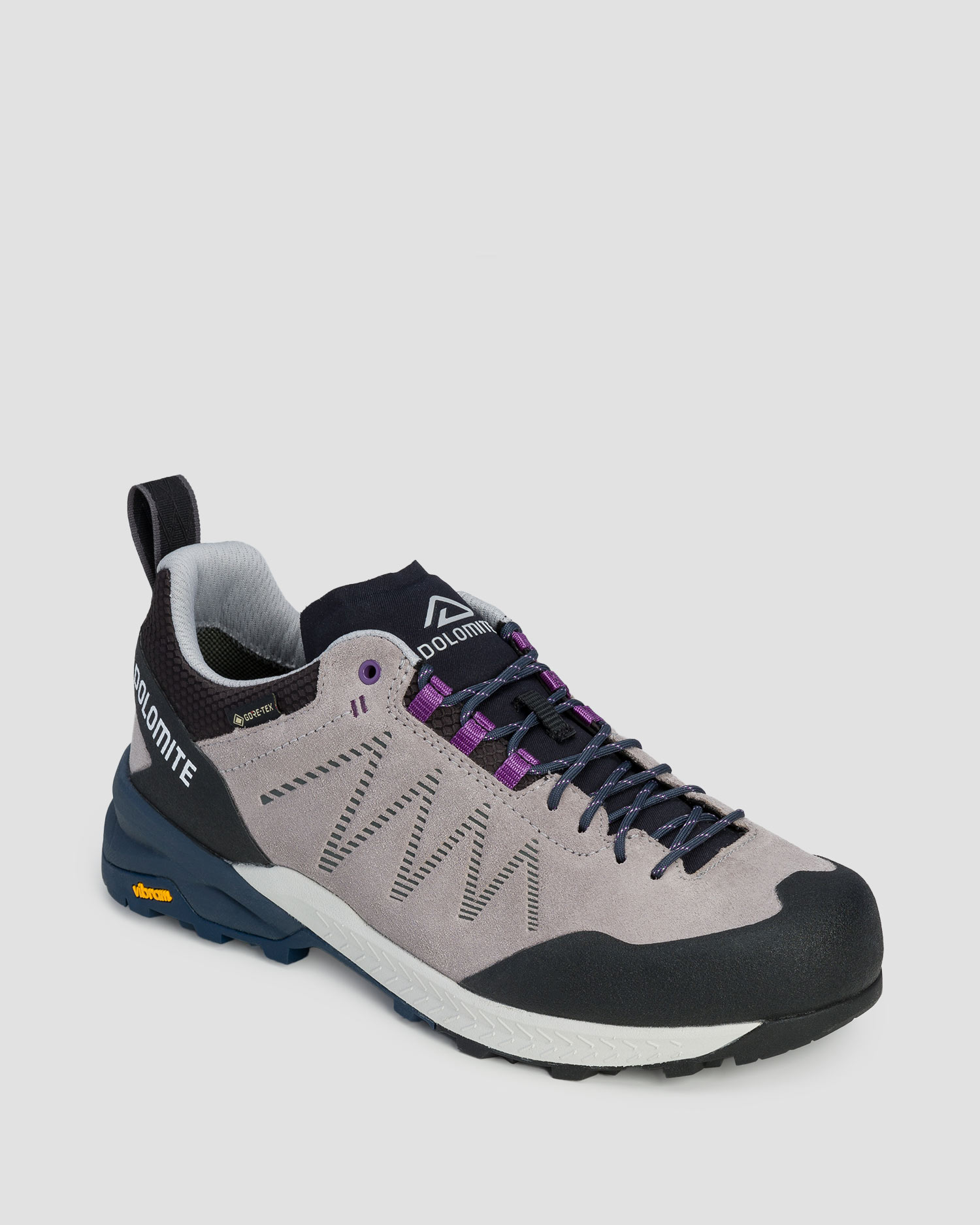 Women's grey low hiking boots Dolomite Crodarossa Leather GTX