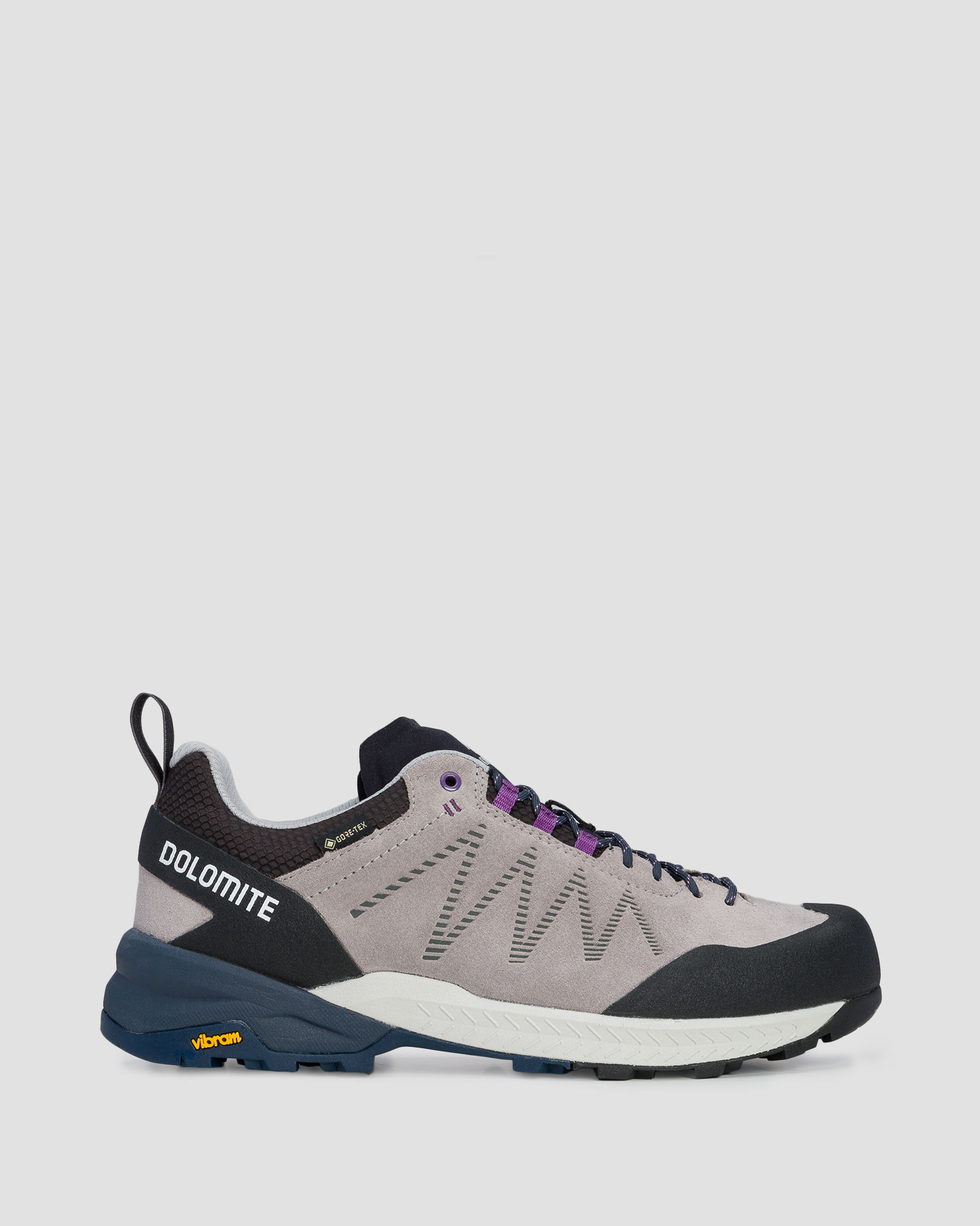 Women's grey low hiking boots Dolomite Crodarossa Leather GTX