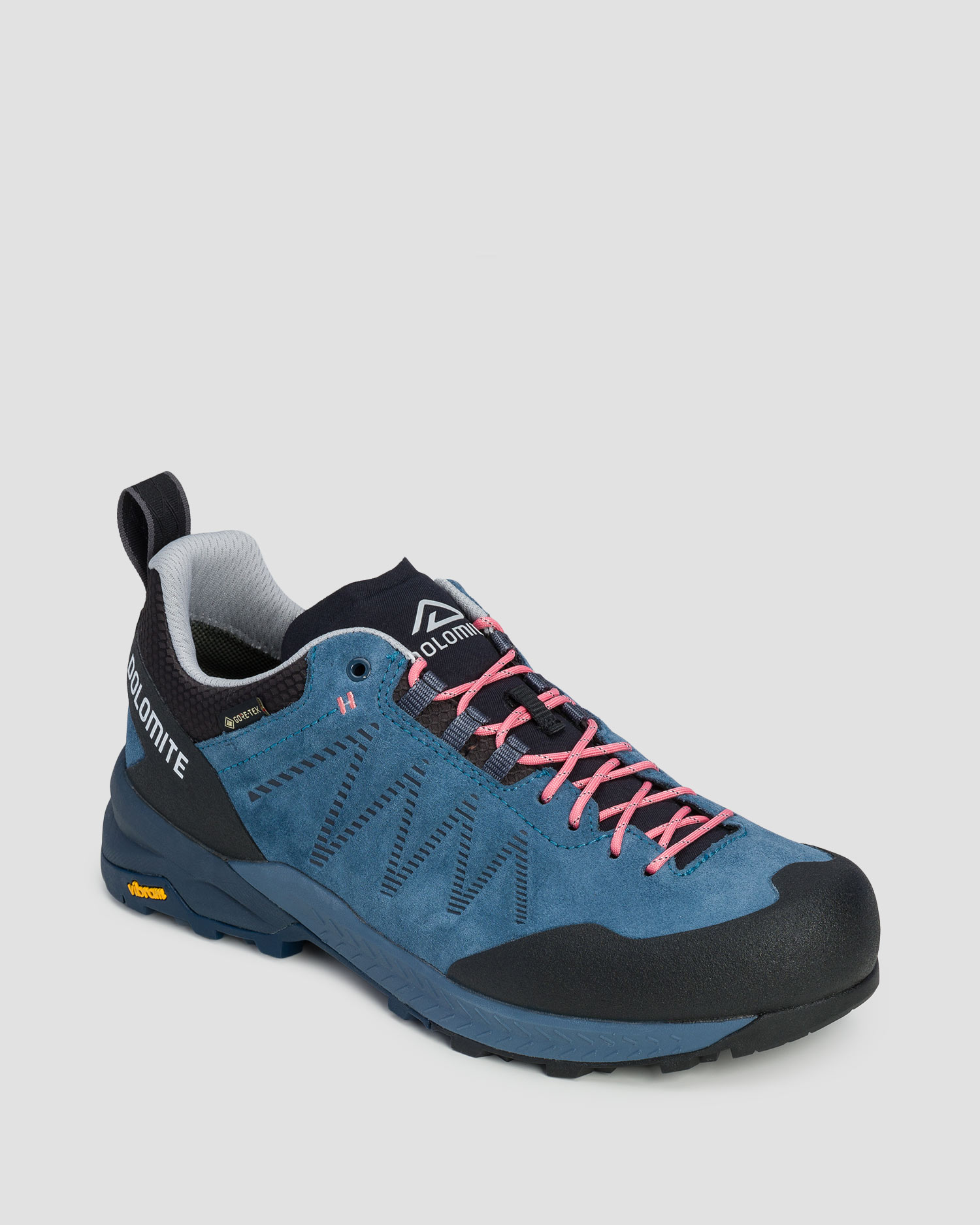 Women's dark blue low climbing shoes Dolomite Crodarossa Leather GTX