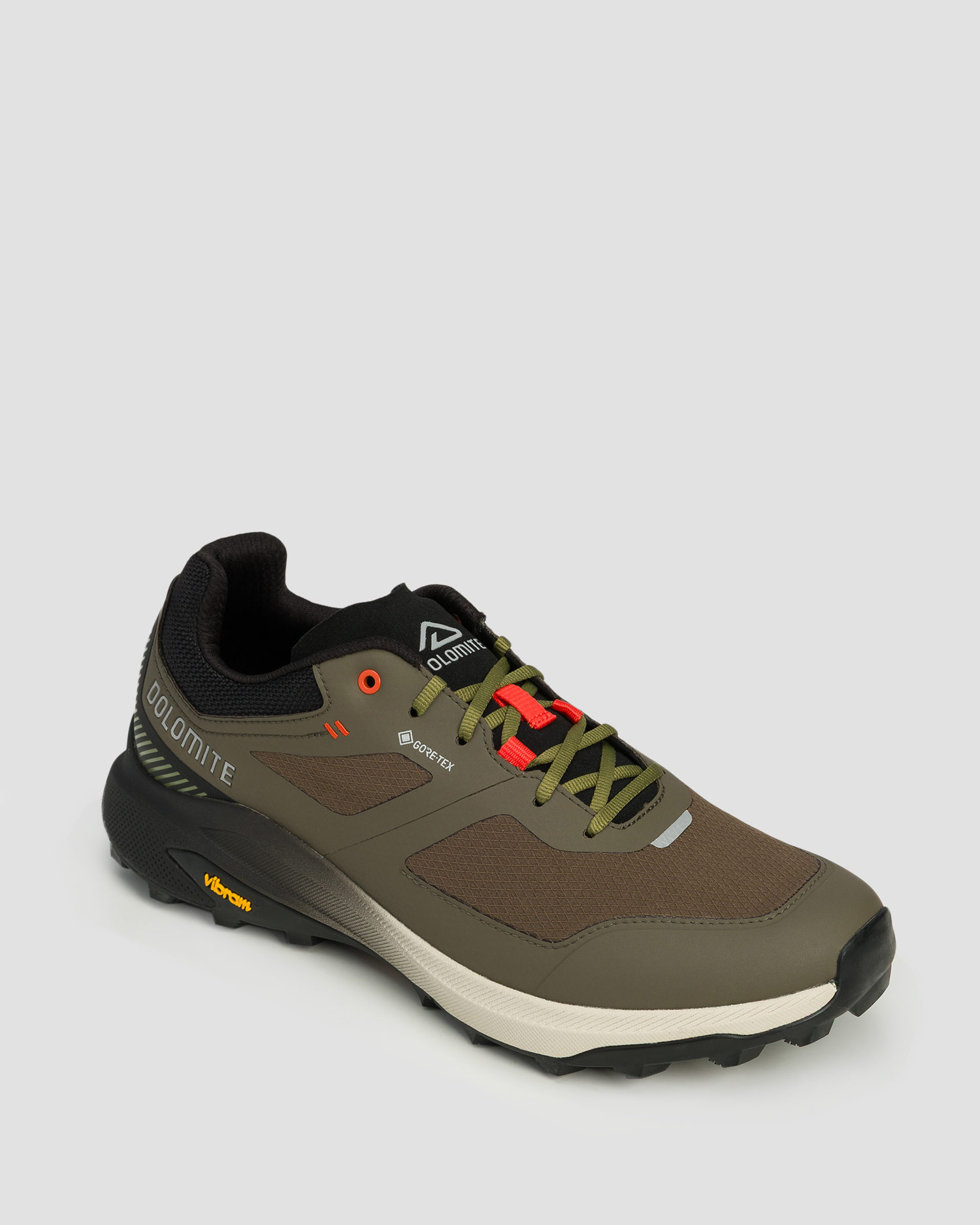 Chaussures de trekking basses vertes pour hommes Dolomite Nibelia GTX