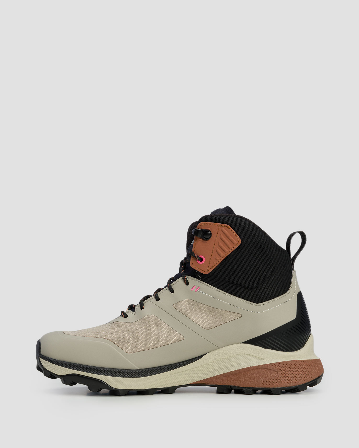 Wysokie buty trekkingowe damskie Dolomite Nibelia High GTX beżowe