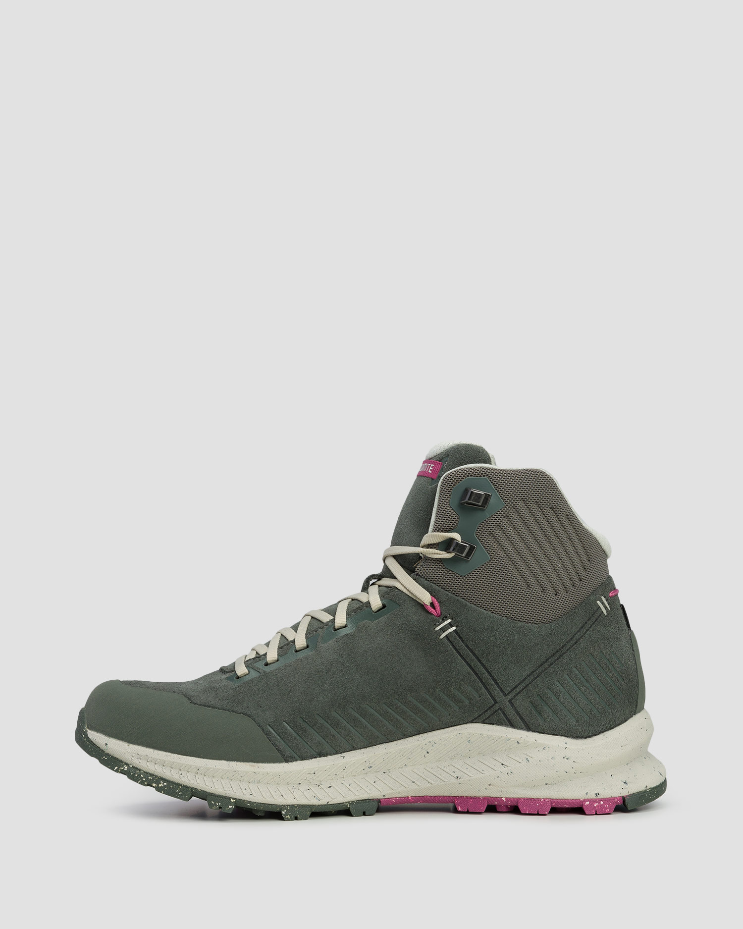 Średnie buty damskie Dolomite Carezza Leather Mid WP zielone