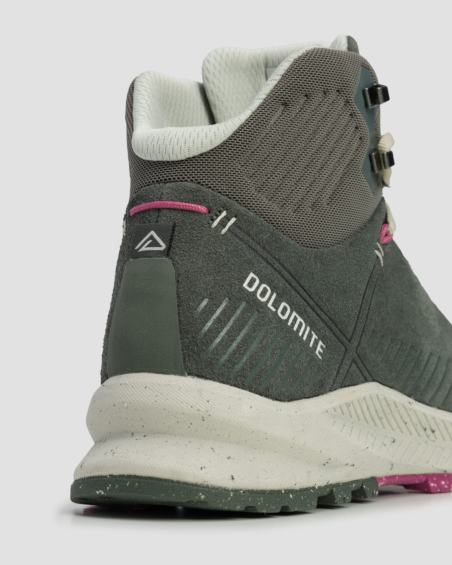 Średnie buty damskie Dolomite Carezza Leather Mid WP zielone