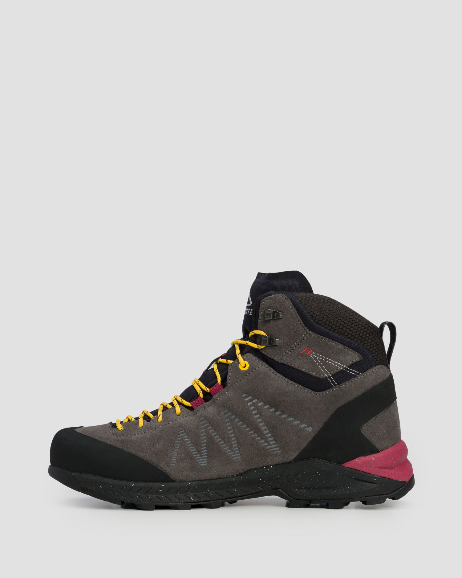 Chaussures de trekking hautes grises pour hommes Dolomite Crodarossa Leather High GTX 