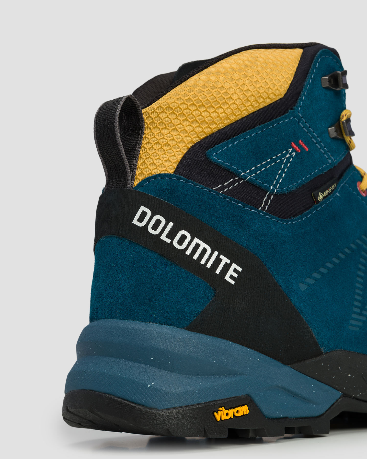 Wysokie buty trekkingowe męskie Dolomite Crodarossa Leather High GTX niebieskie