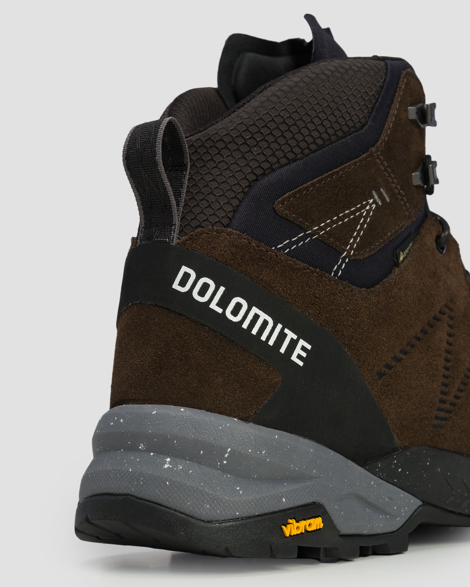 Wysokie buty trekkingowe męskie Dolomite Crodarossa Leather High GTX brązowe