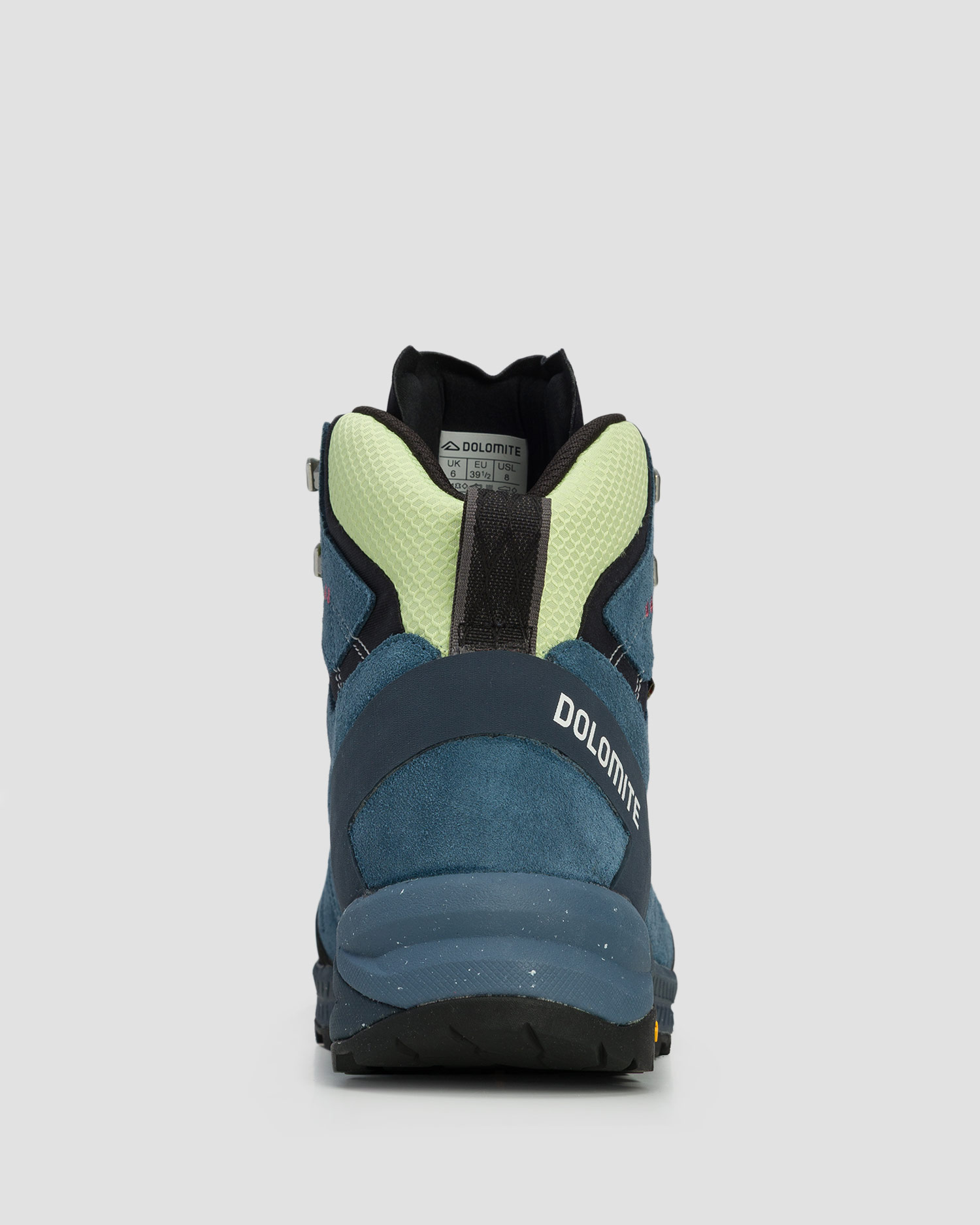 Women's high leather hiking boots Dolomite Crodarossa High GTX blue-navy