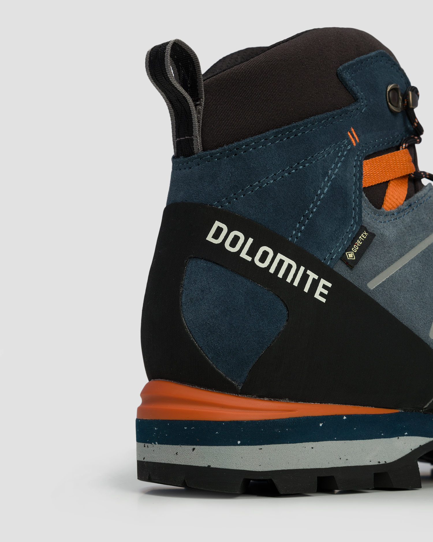 Wysokie skórzane buty podejściowe męskie Dolomite Crodarossa Hi Gtx 2.0 granatowe