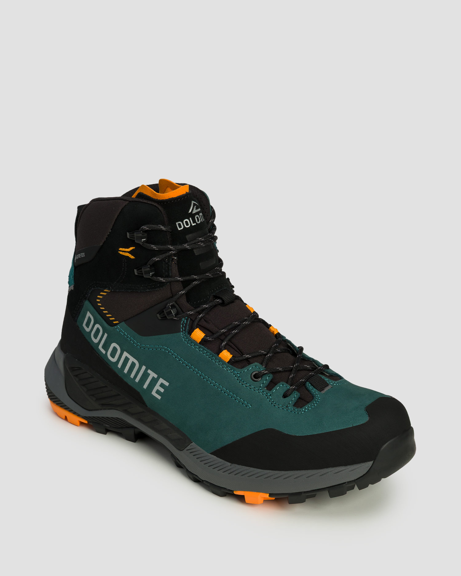 Scarpe alte in pelle da trekking da uomo Dolomite Vernale Leather High GTX verde scuro-nero
