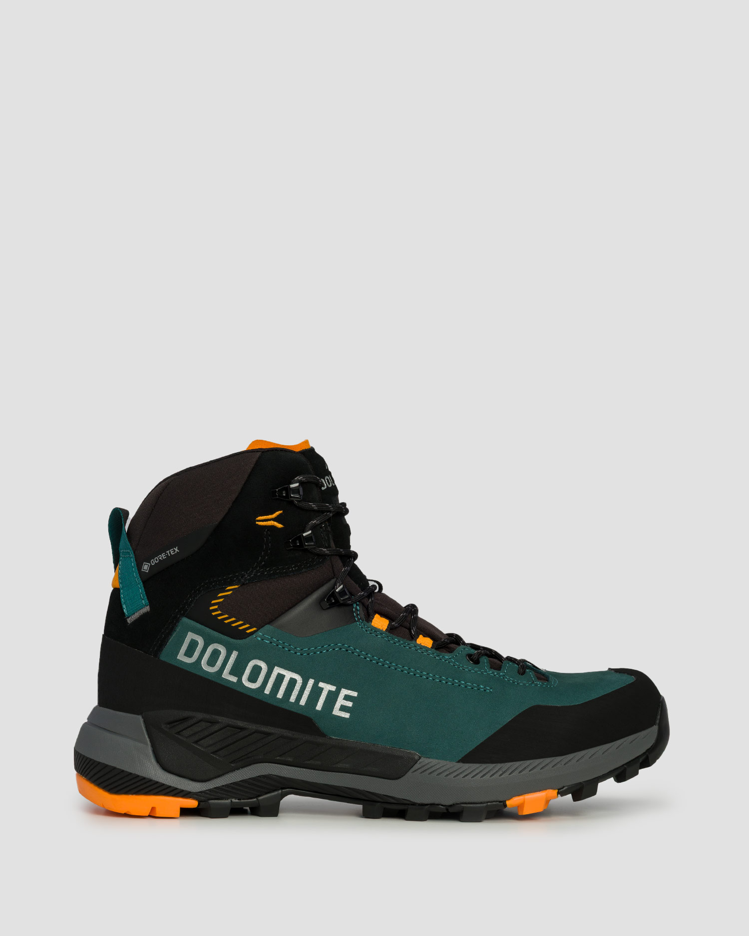 Scarpe alte in pelle da trekking da uomo Dolomite Vernale Leather High GTX verde scuro-nero