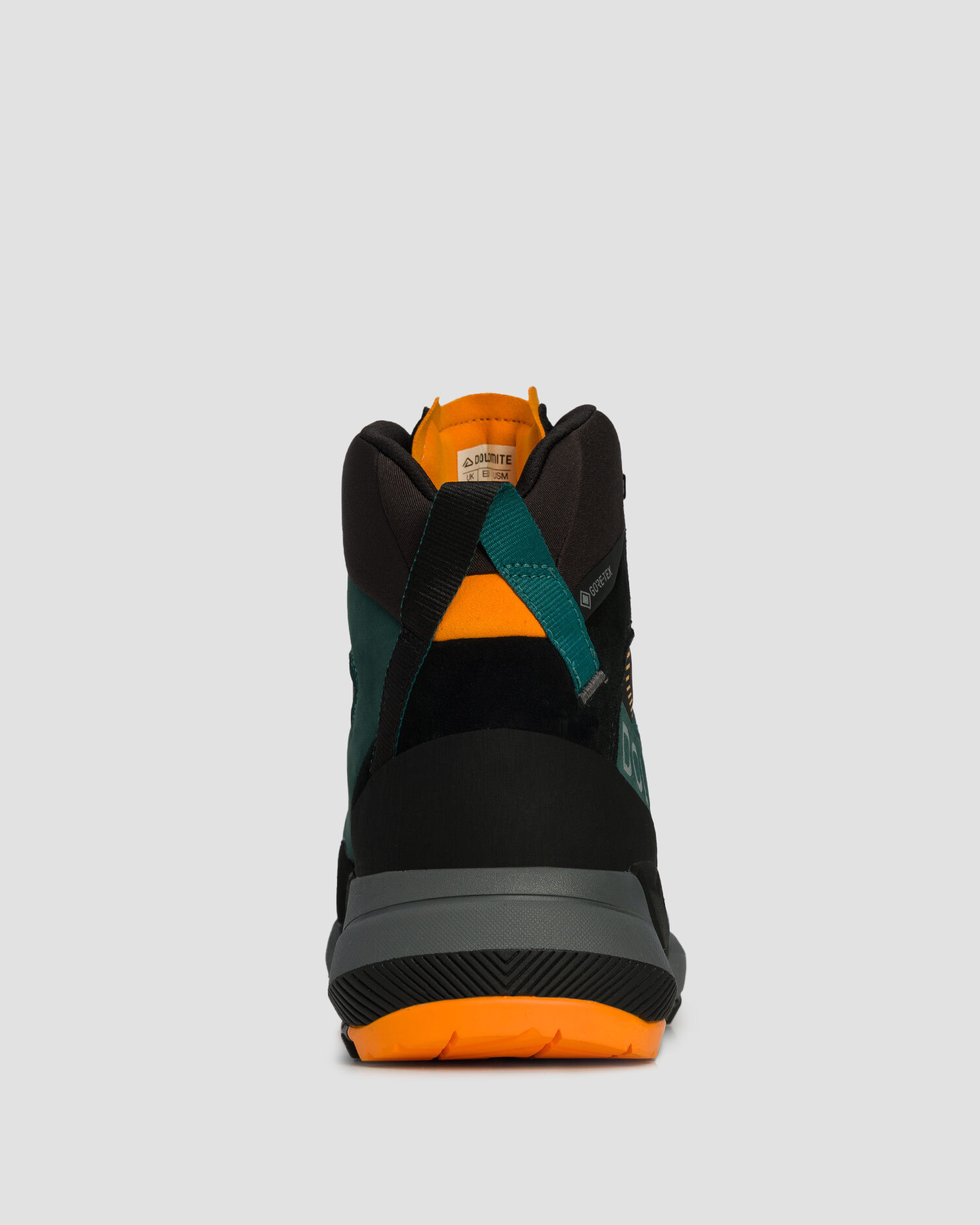 Scarpe alte in pelle da trekking da uomo Dolomite Vernale Leather High GTX verde scuro-nero