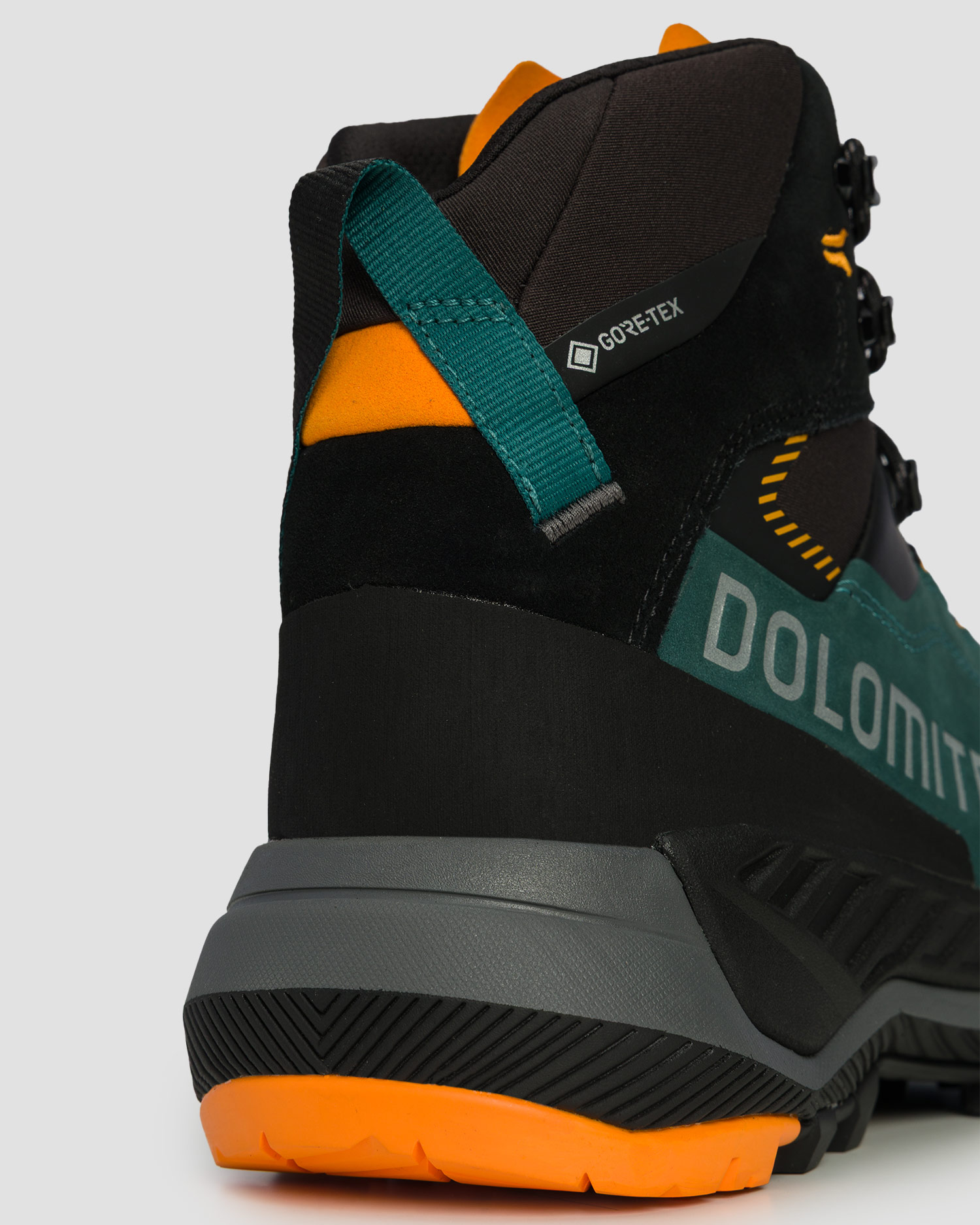 Scarpe alte in pelle da trekking da uomo Dolomite Vernale Leather High GTX verde scuro-nero