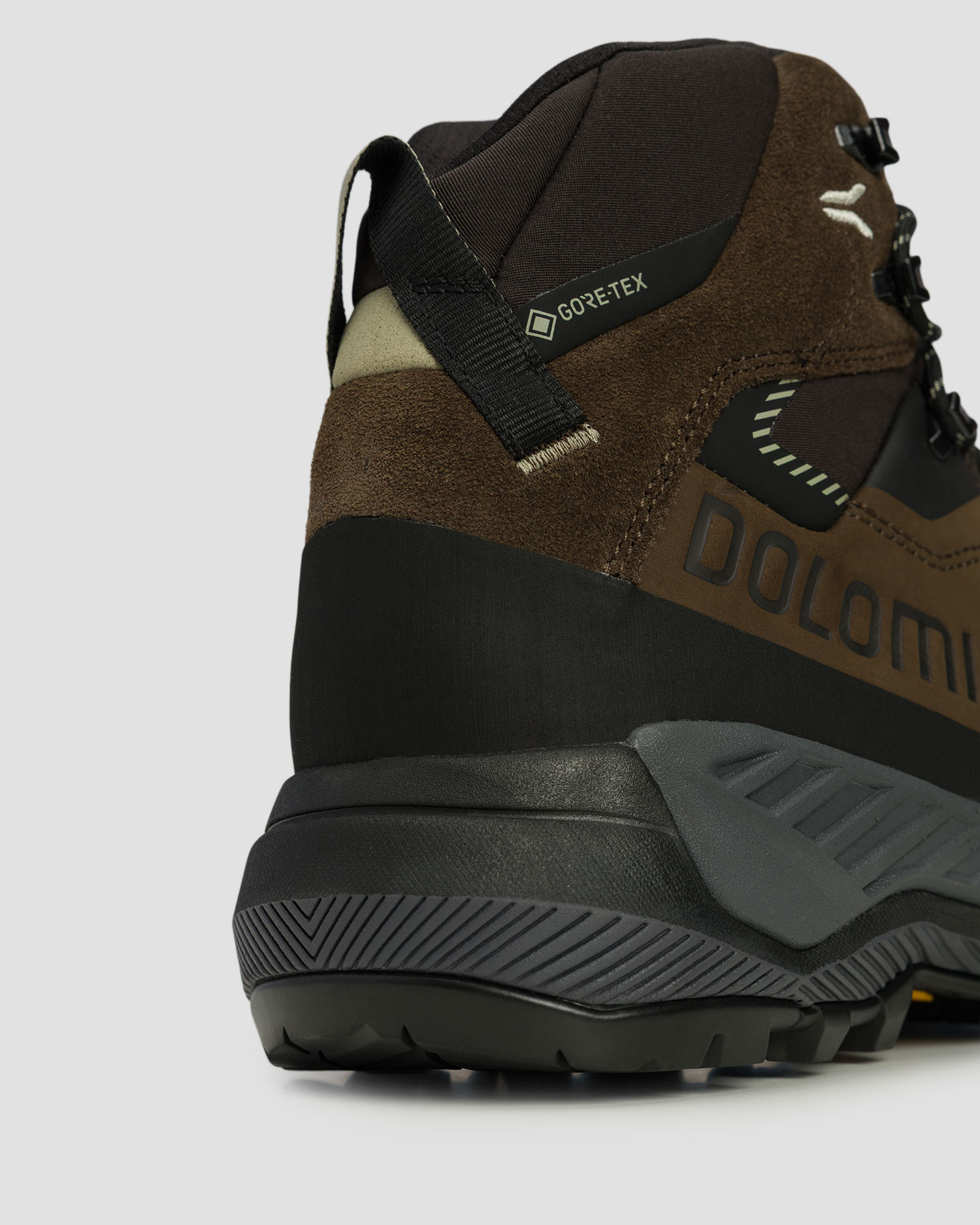 Scarpe alte da trekking da uomo Dolomite Vernale Leather High GTX marroni