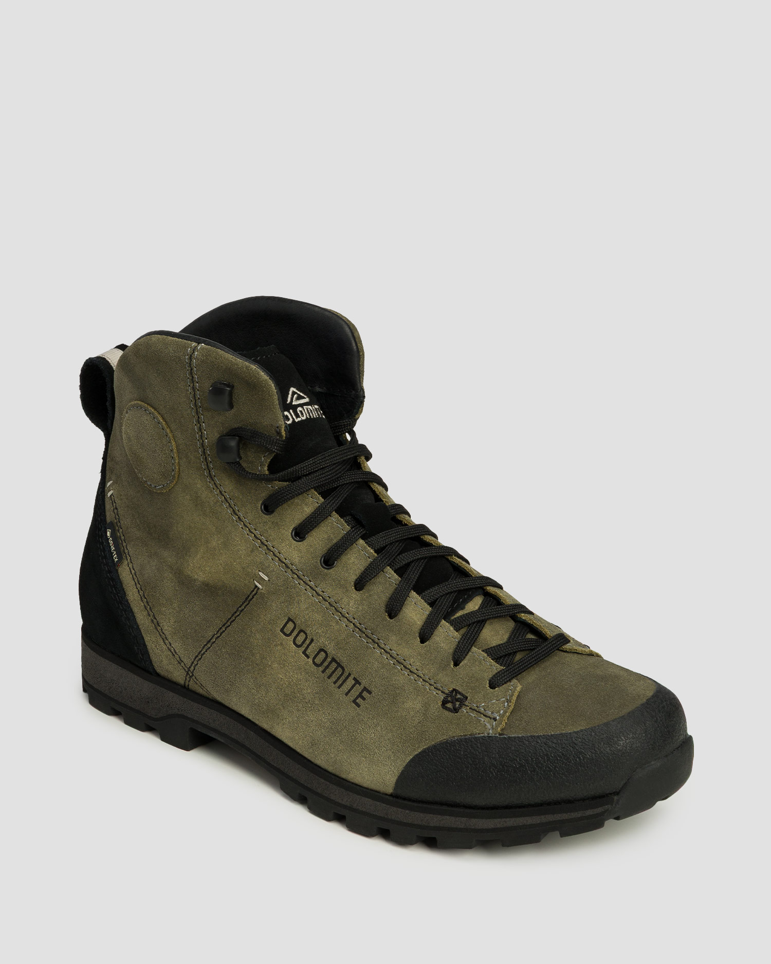 Wysokie buty trekkingowe unisex Dolomite 54 High Dust GTX zielone, Kolor/Wzór: Zielony