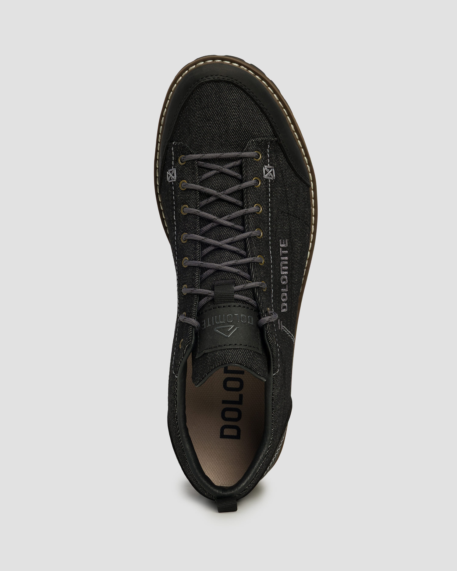 Buty miejskie męskie Dolomite 54 Low Denim czarne