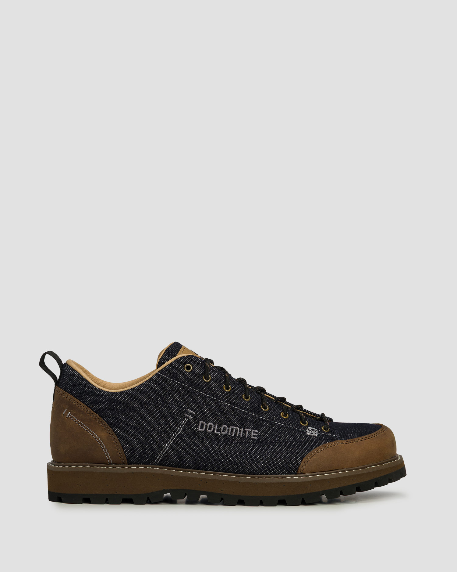 Dolomite 54 Low Denim Herren-Freizeitschuhe in Dunkelblau und Braun