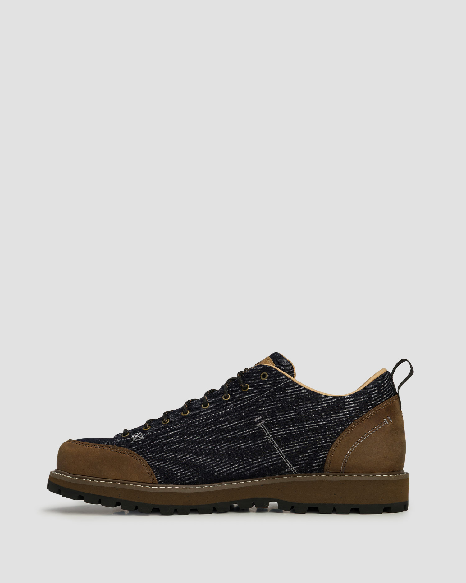 Dolomite 54 Low Denim Herren-Freizeitschuhe in Dunkelblau und Braun