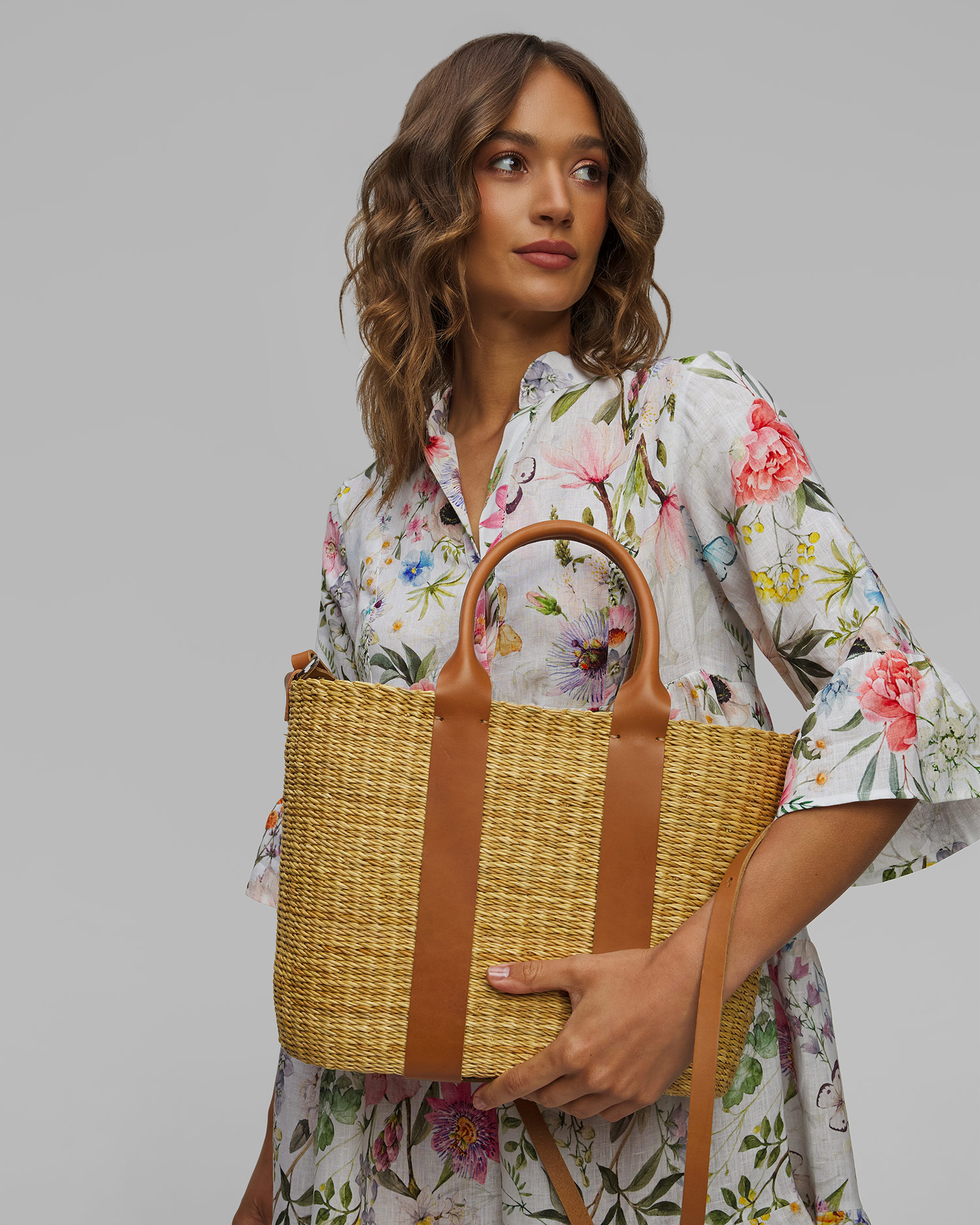 Panier tressé à la main pour femmes Muun Caba