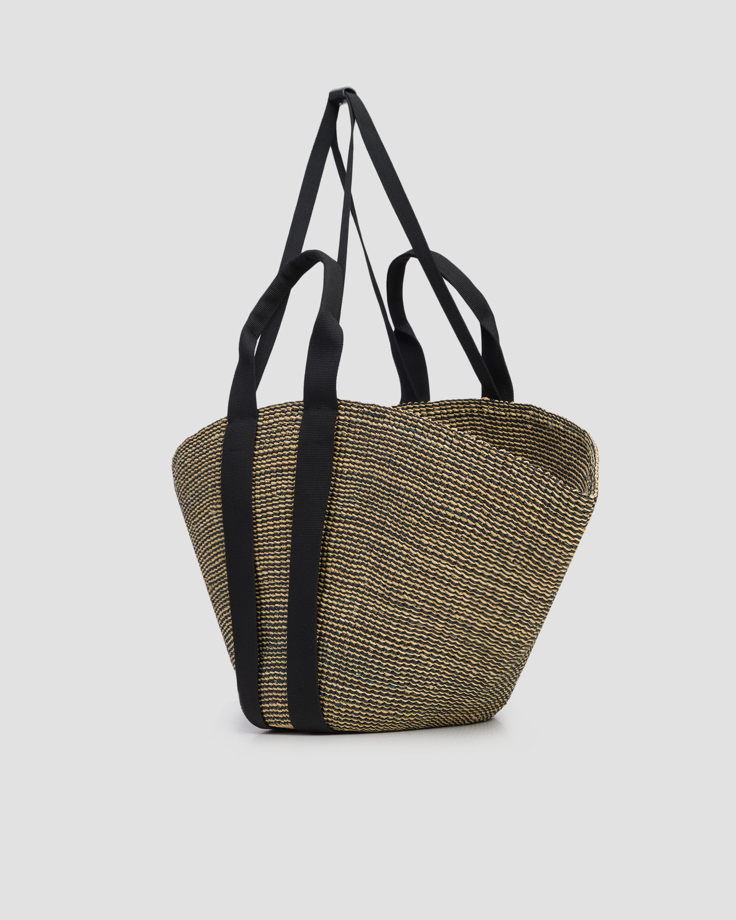Women's hand-woven basket Muun Maxi Sophie Hstripe
