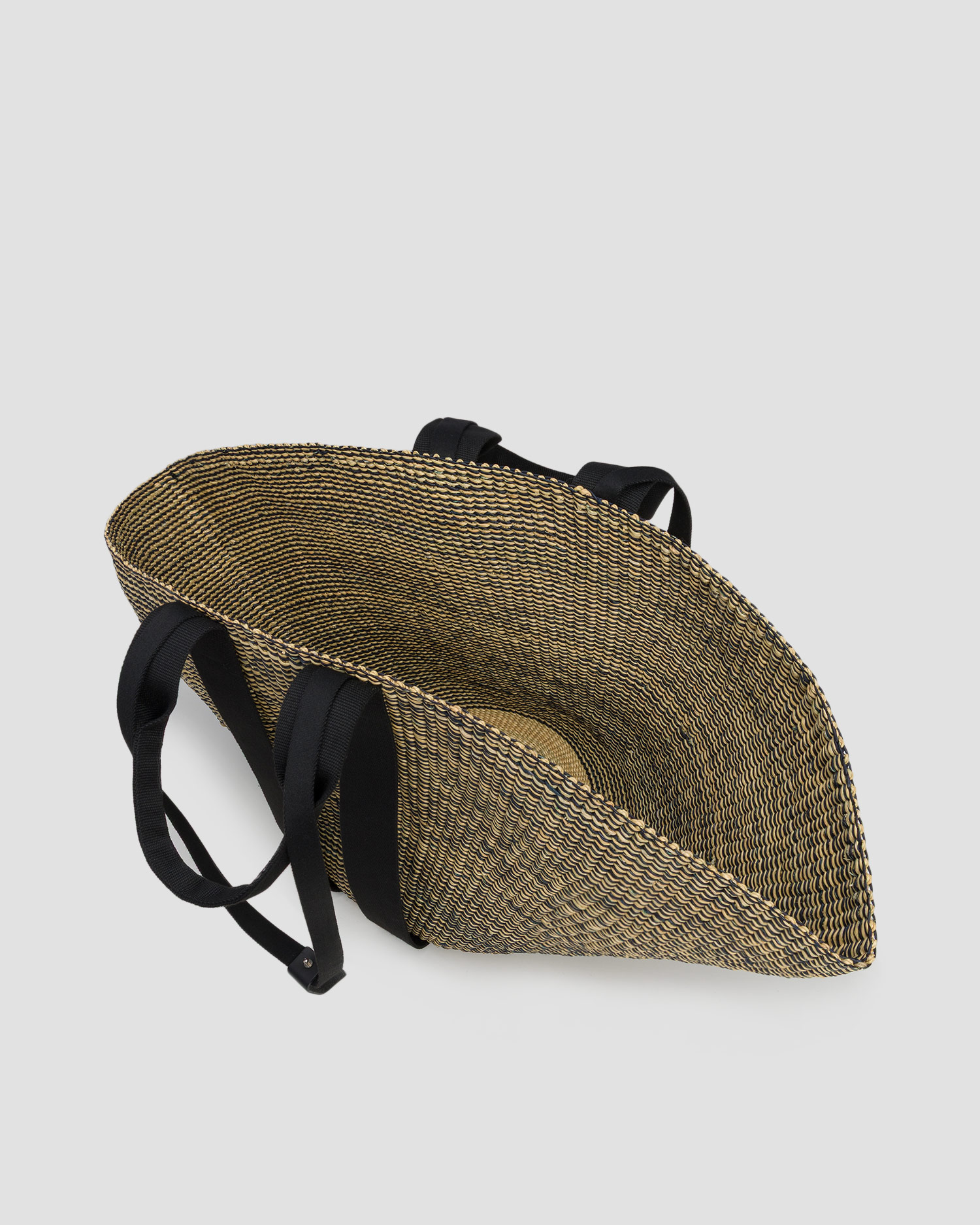 Women's hand-woven basket Muun Maxi Sophie Hstripe