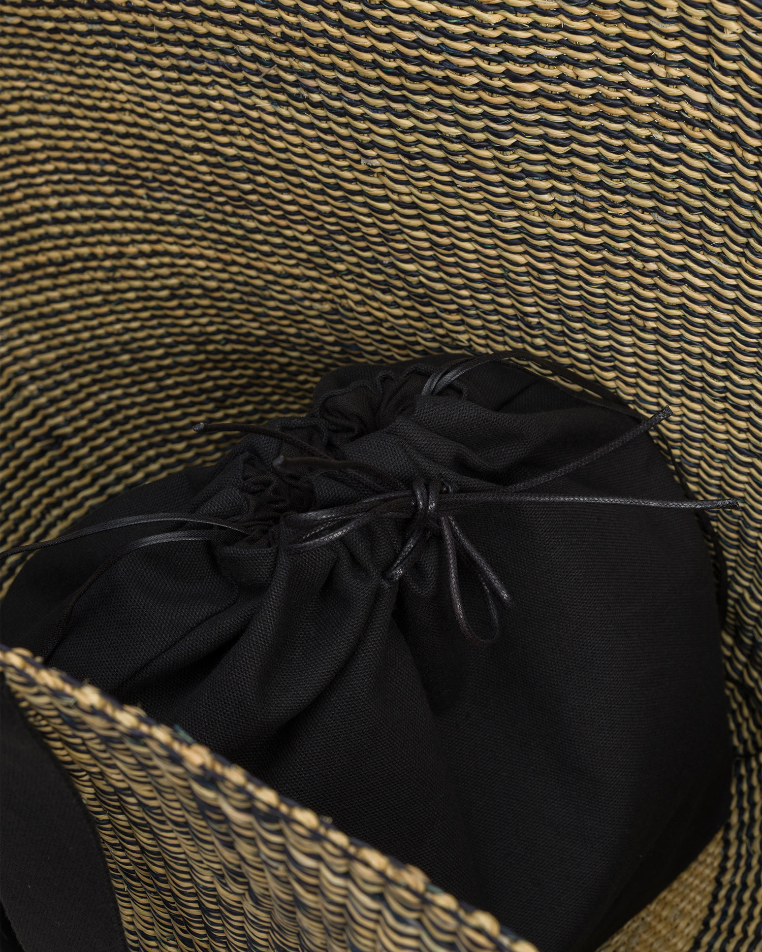 Women's hand-woven basket Muun Maxi Sophie Hstripe