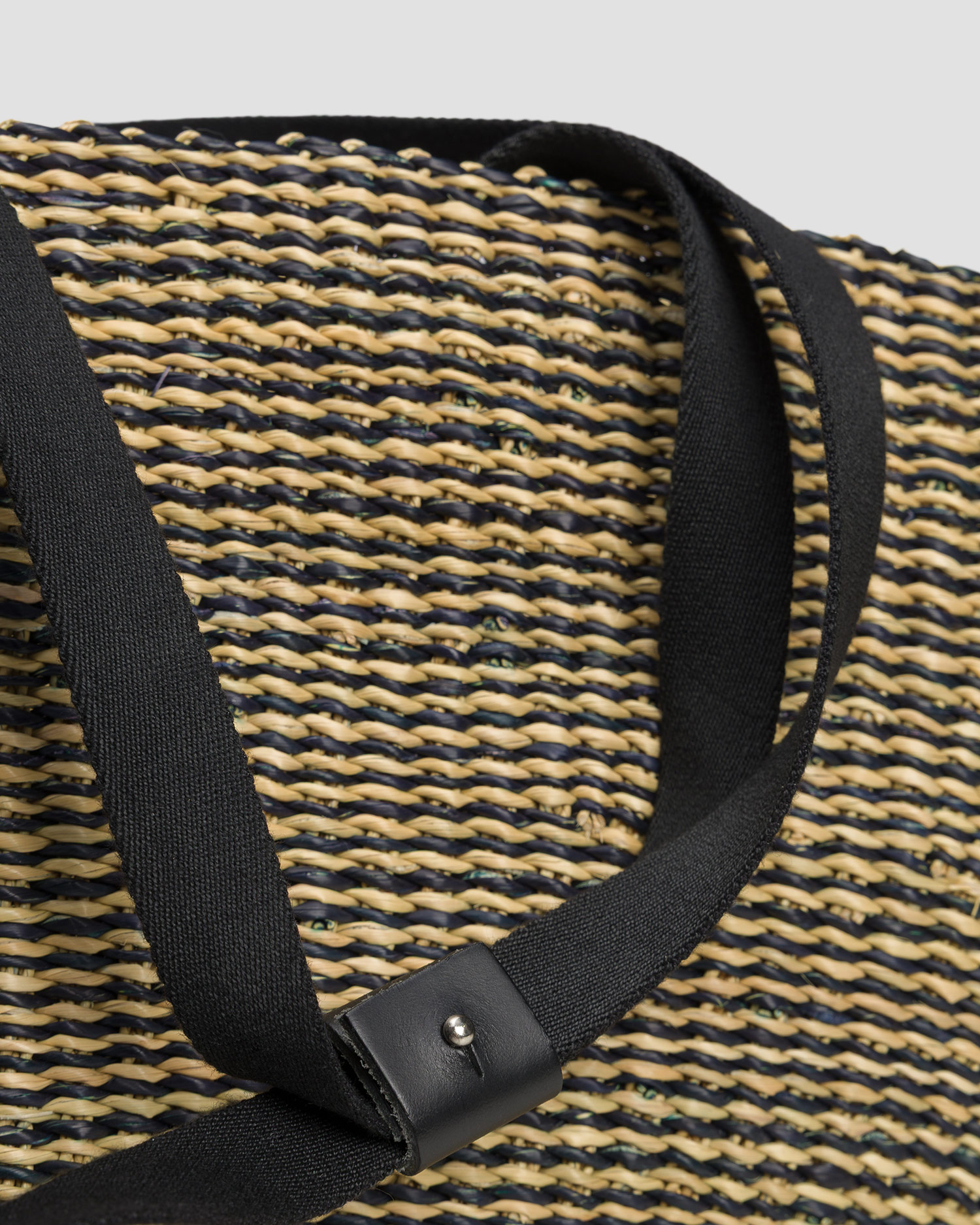 Women's hand-woven basket Muun Maxi Sophie Hstripe
