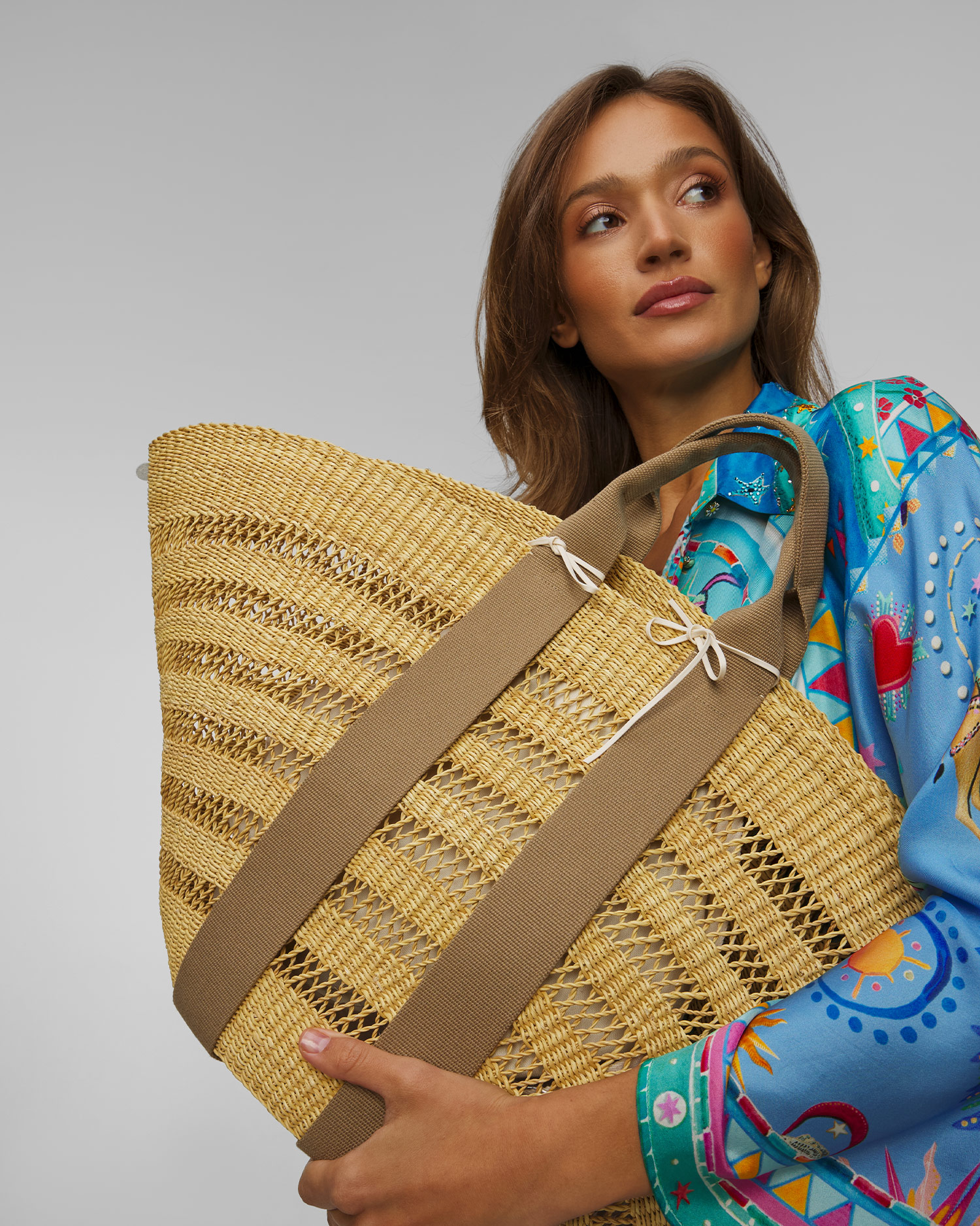 Panier tressé Muun Maxi Sophie Lace