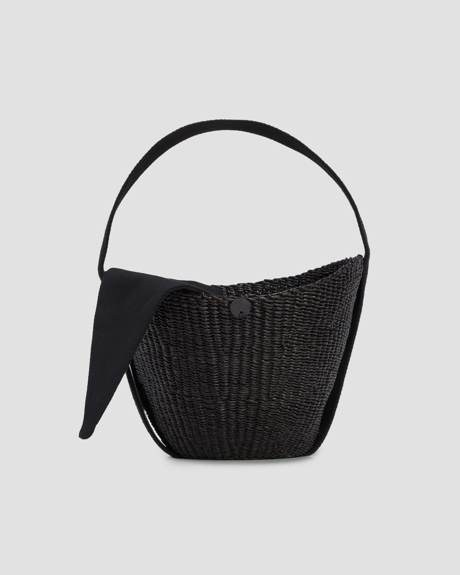 Panier tressé à la main noir Muun Nona