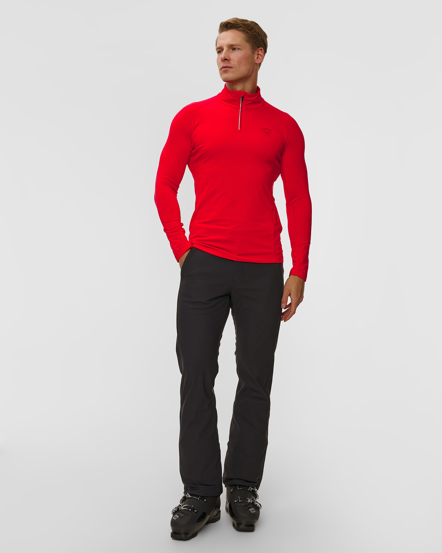 Col roulé ski homme Rossignol Classique 1/2