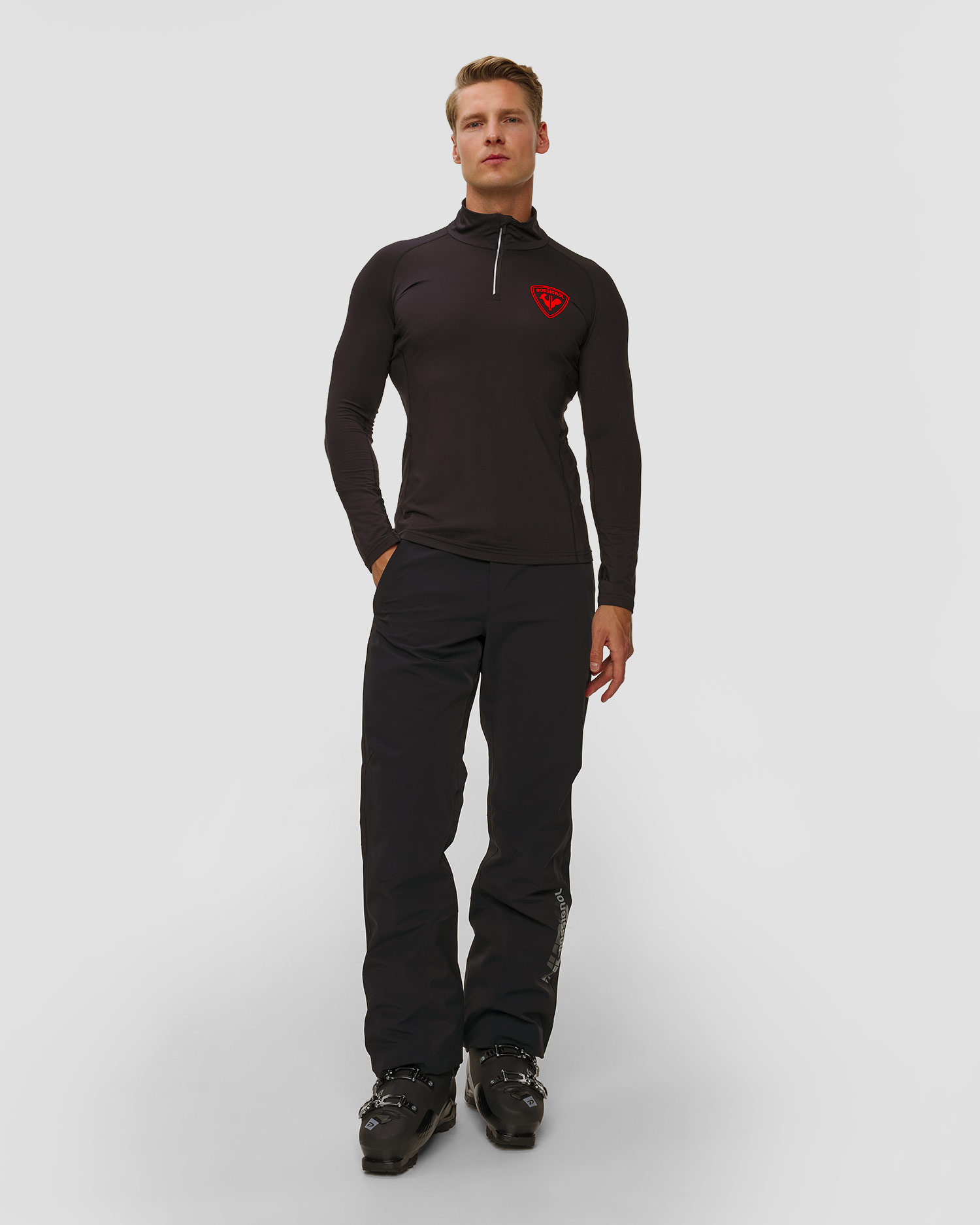 Men's zip up turtleneck Rossignol New Hero Classique 1/2  